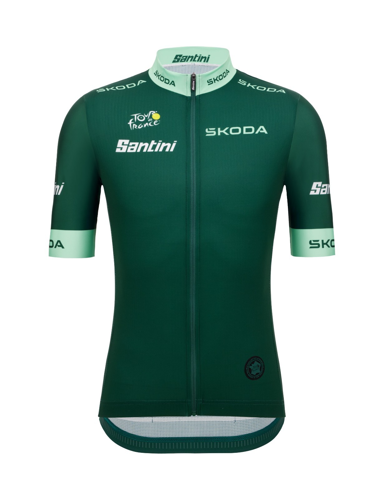 SANTINI TOUR DE FRANCE 2026 GREEN JERSEY BEST SPRINTER – CLASSIC FIT BIKE SHIRT