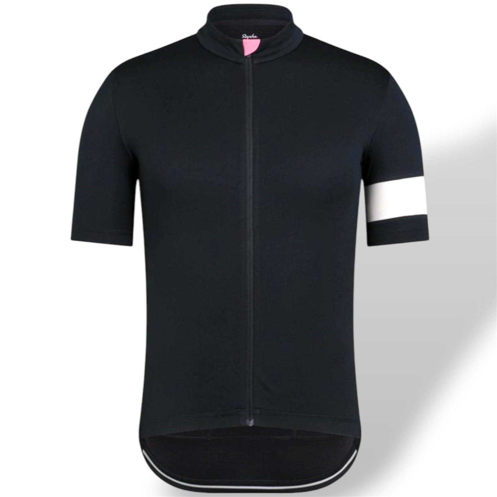 RAPHA MENS MERINO WOOL CYCLING BIKE CLASSIC II JERSEY SHIRT ZIP BLACK SIZE L