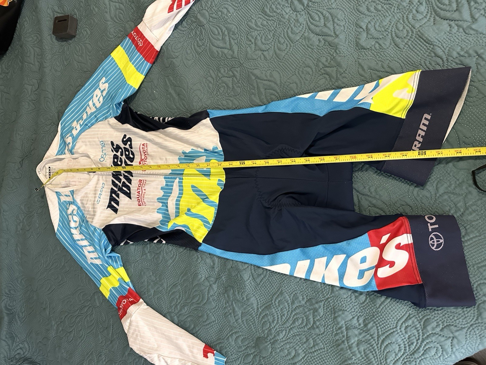 Capo Men’s Cycling Racing Suit Size Large Long Sleeve Full Zip