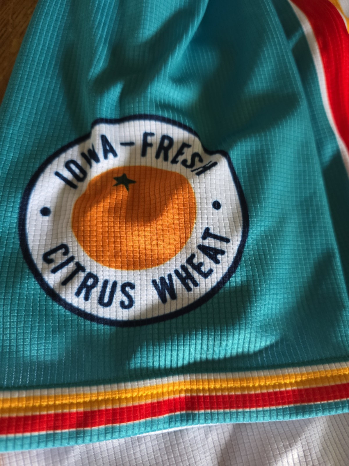 Big Grove Brewery (IOWA) Citrus Surfer Cycling Jersey, Men’s M