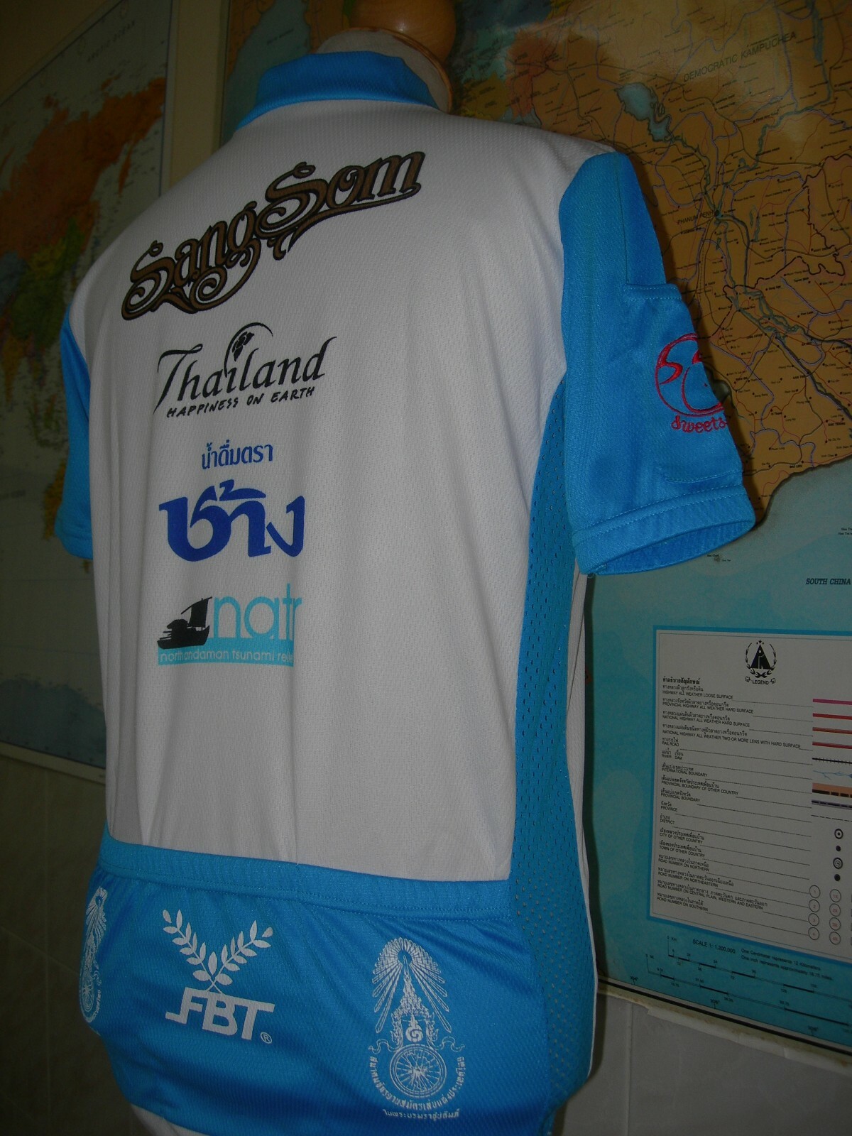 Bicycle Jerseys – Tour de Thailand Rides – NEW Custom Jerseys by FBT (XS-XXL)
