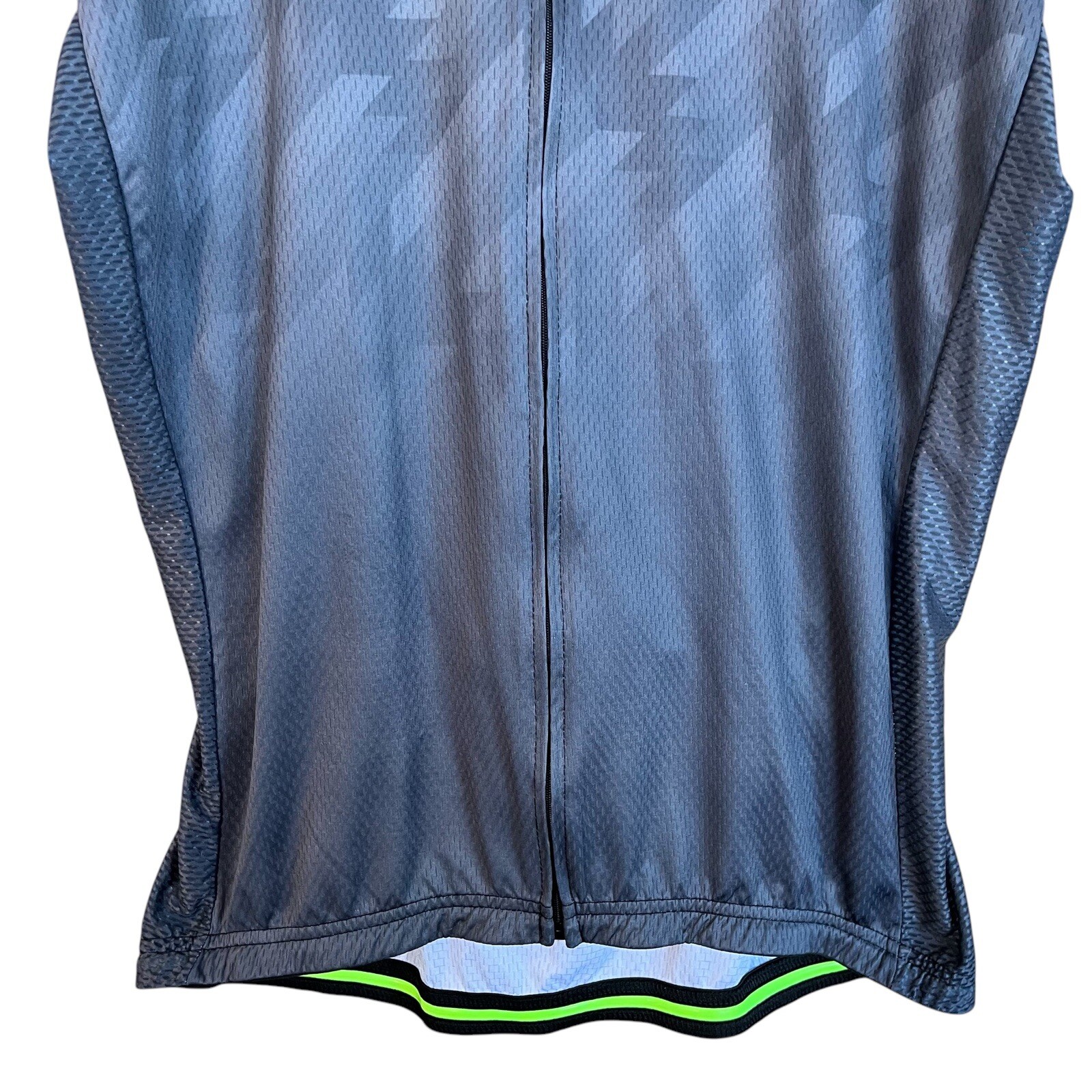 Uriah Cycling Jersey Womens XXL Gray Maroon FullZip Bicycle Racing Workout Shirt
