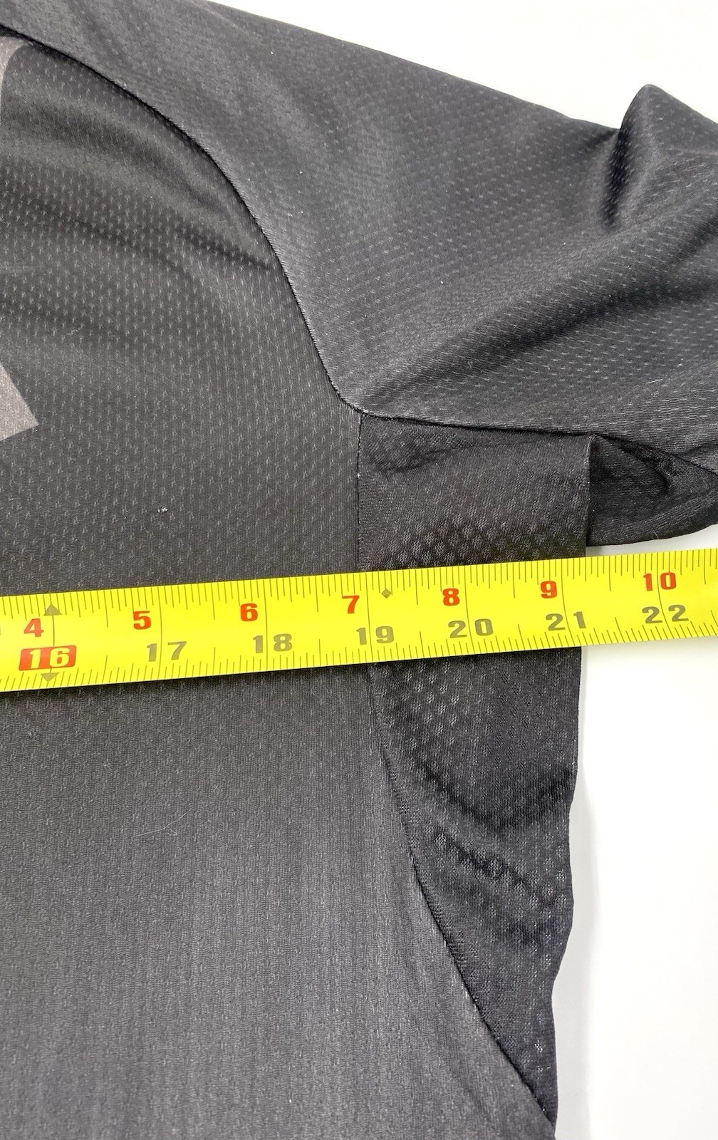 Fox Men’s Cycling Jersey Full Zipper Black/Gray Zippered Pocket | Men’s Large