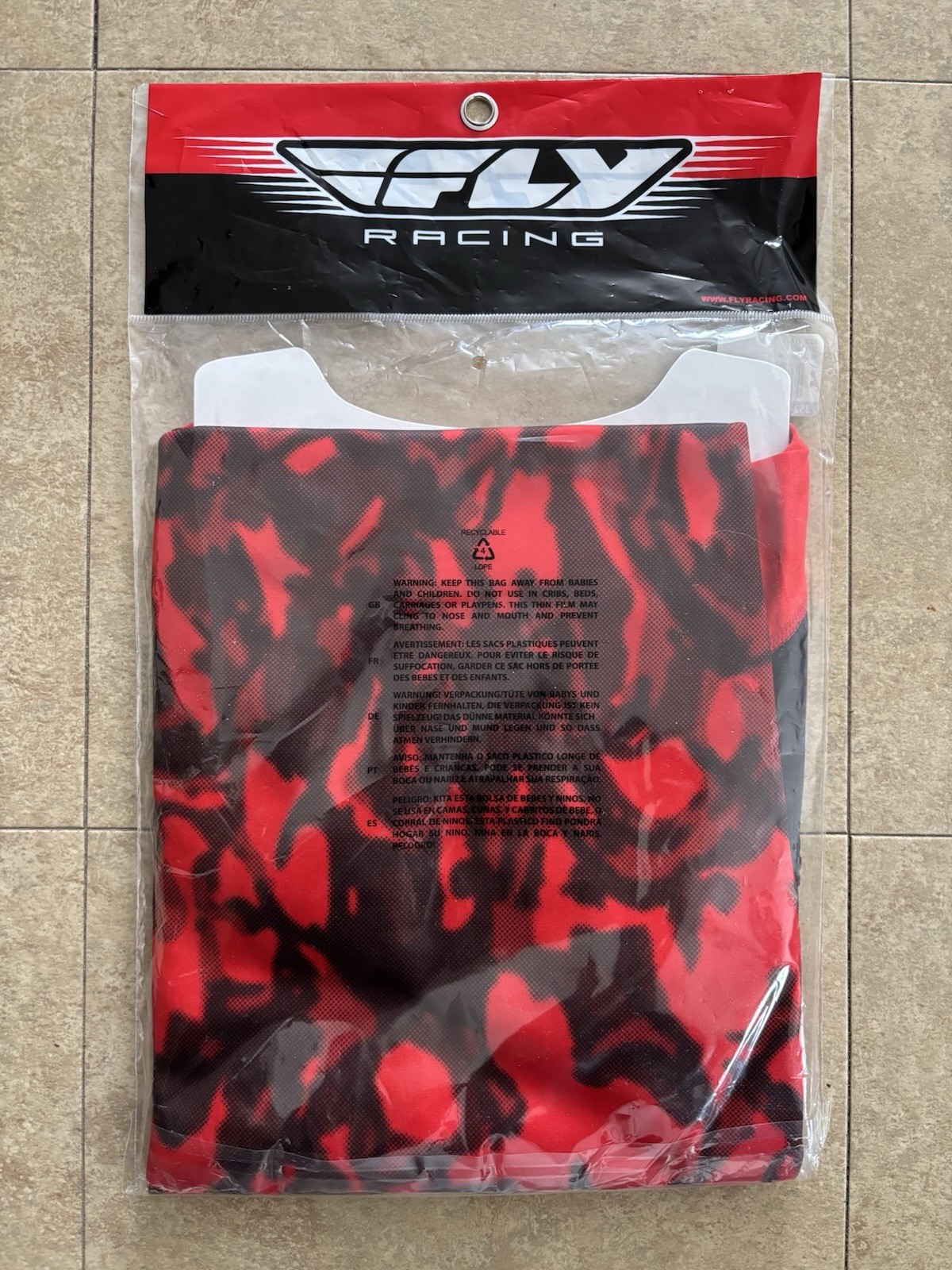 Fly Racing Super D Jersey X-Large ~ Red Camo / Black – New –