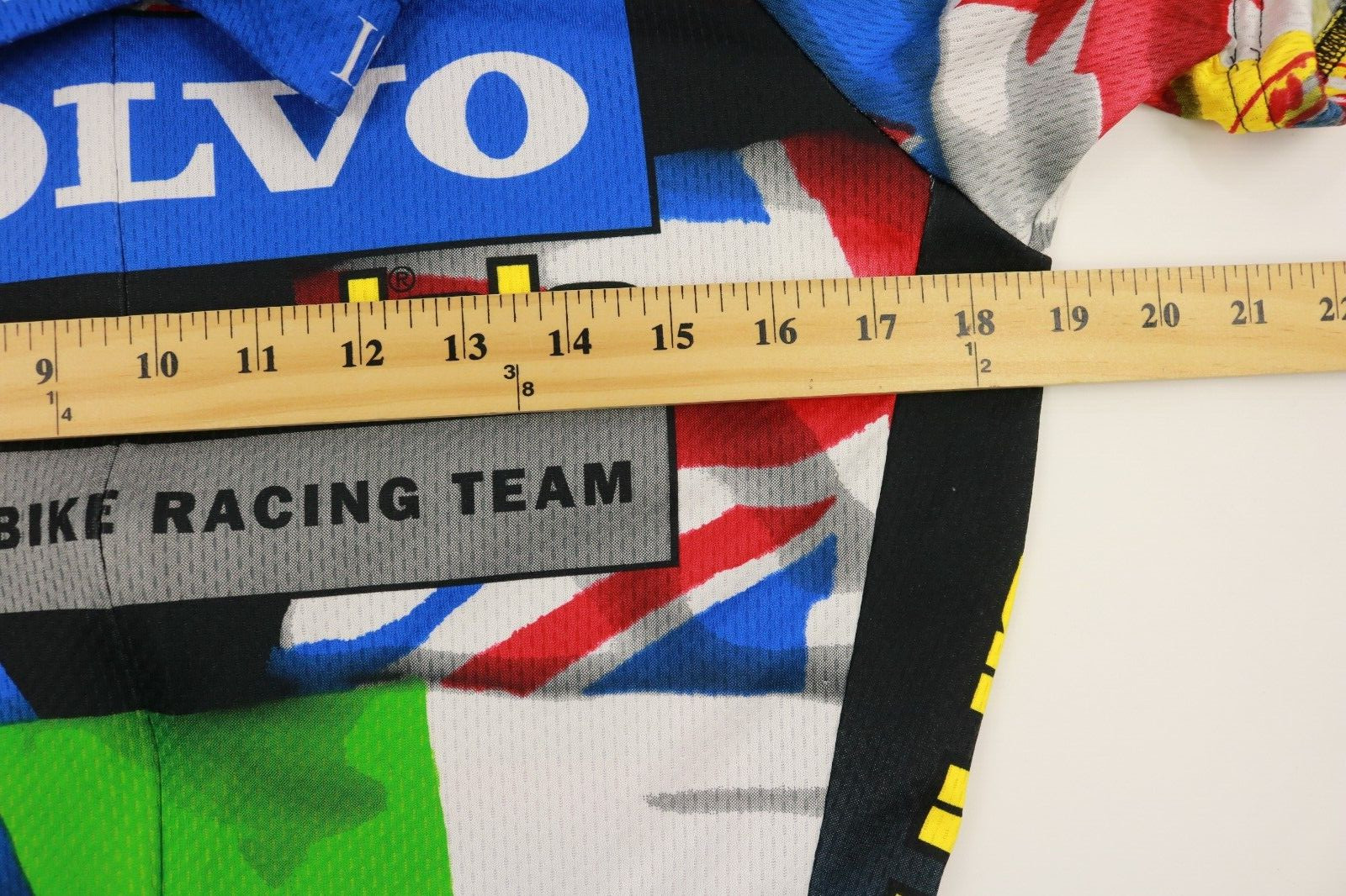 Volvo Cannondale Cycling Jersey Men’s Flag Bike Racing USA Made Vintage Medium