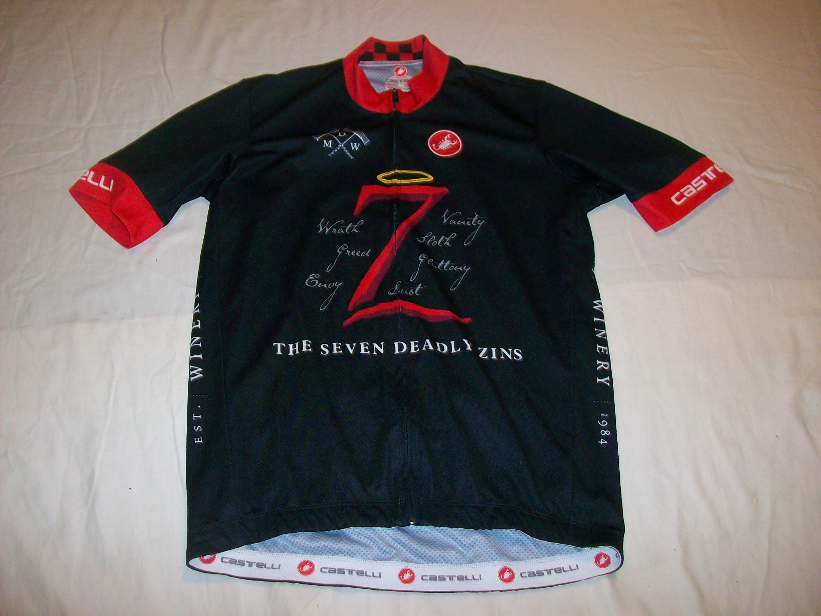 CASTELLI BICYCLE CYCLING JERSEY MENS MEDIUM MOUNTAIN/ROAD BIKE JERSEY NICE!