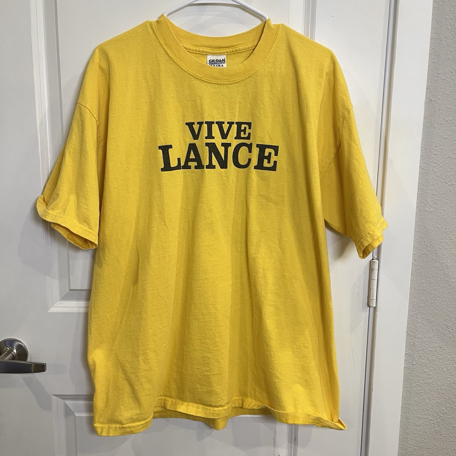 Viva Lance Vintage Y2K Lance Armstrong Pro Cycling T Shirt. Tour De France. XL