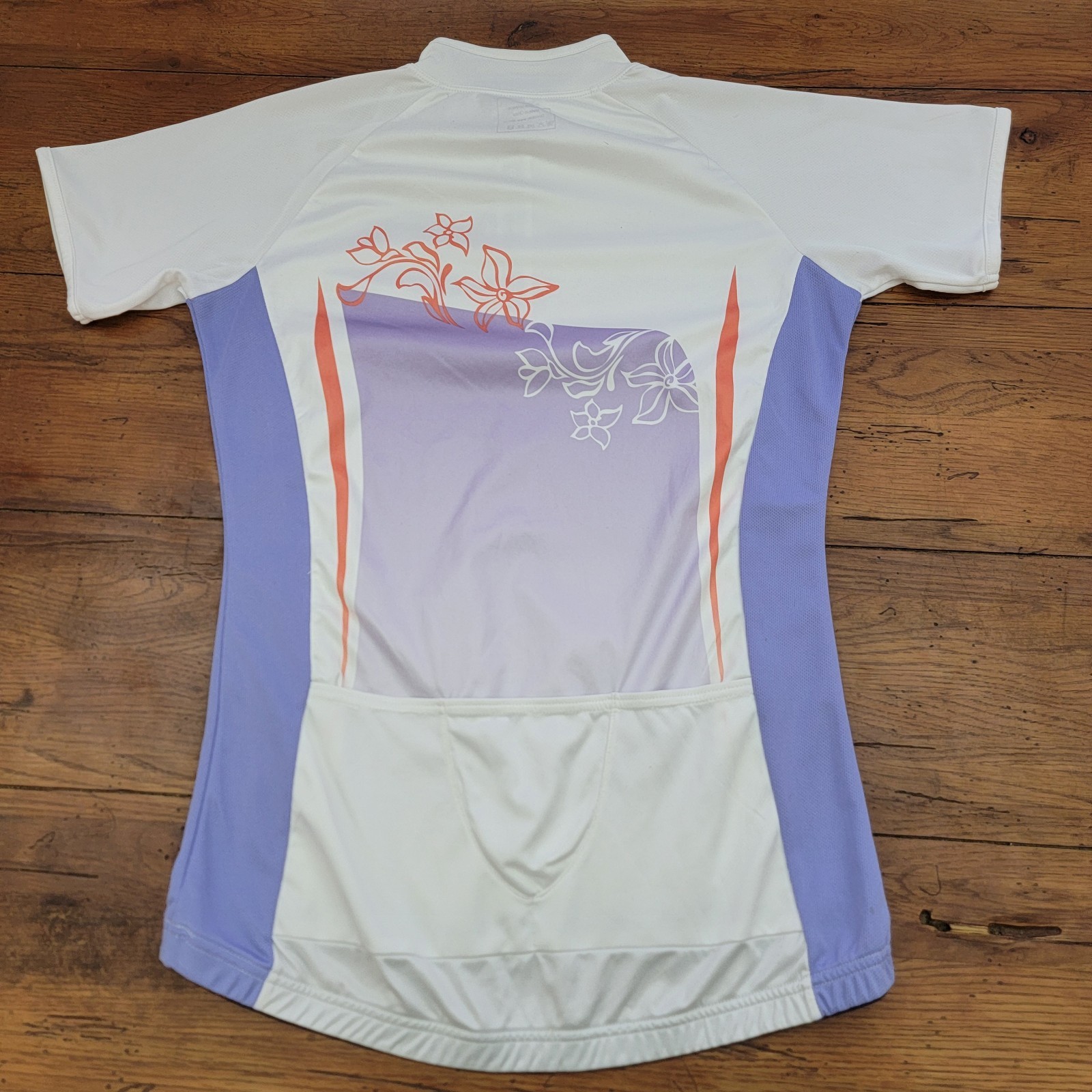 Allin Womens L/XL Cycling Jersey 19.5″ P2P Bike Pockets China