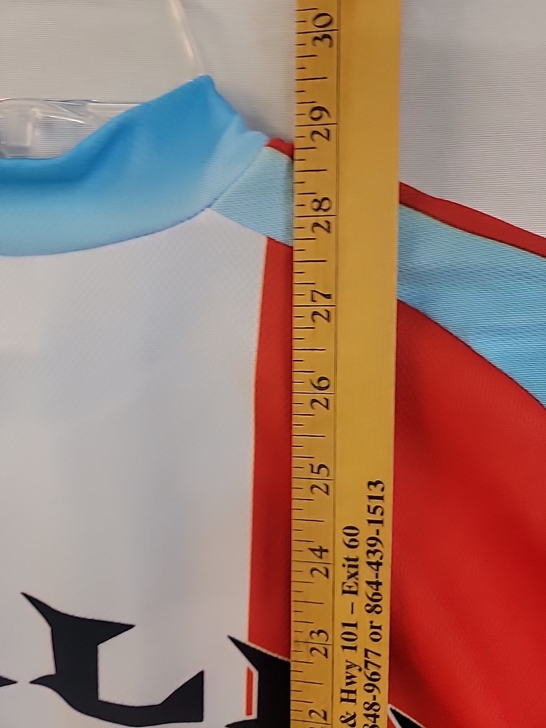 Italy Flag Cycling Shirt XL Blue All Over Print 3/4 Zip Back Pockets Bicycle NWT