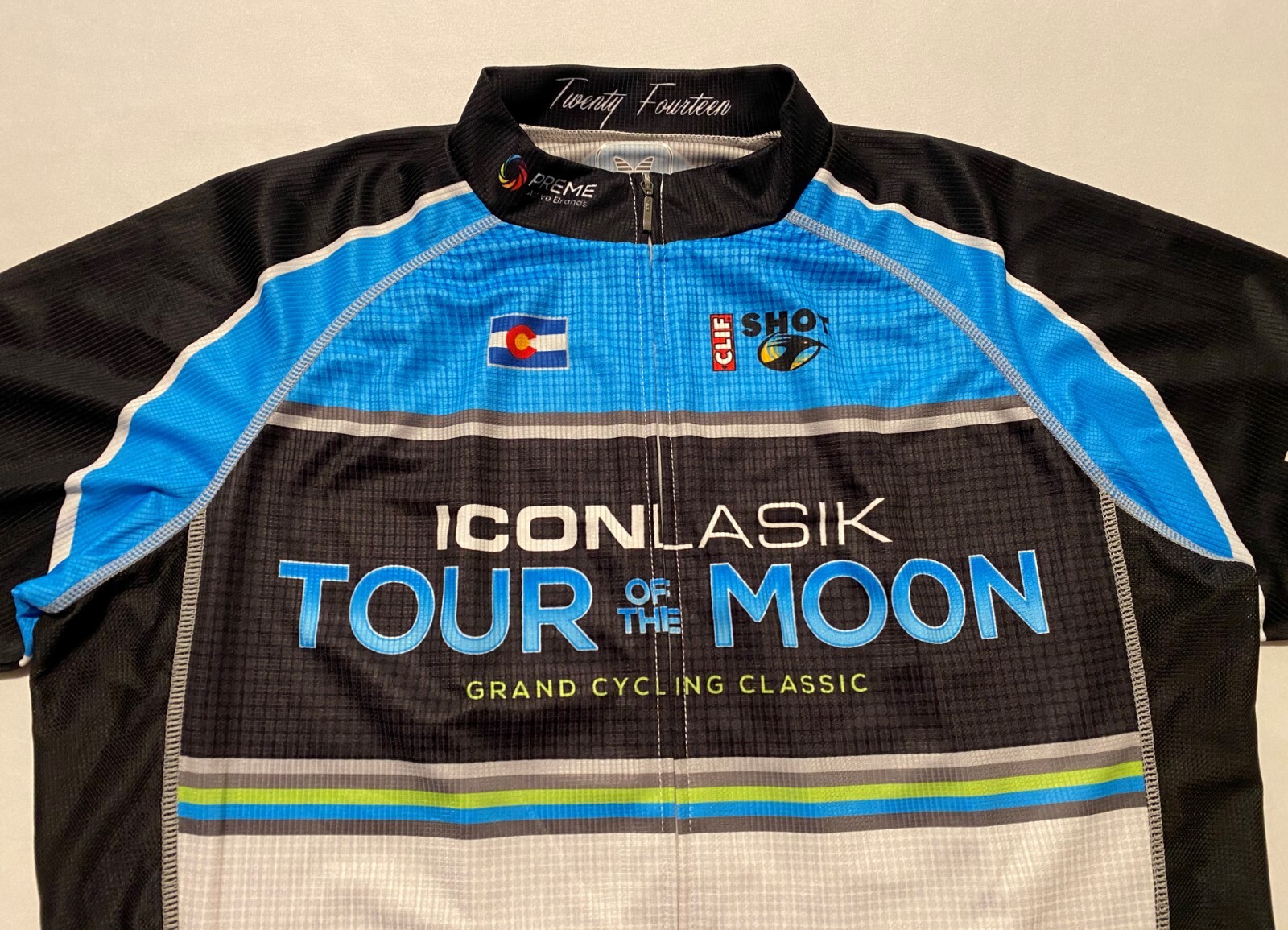 Shaver Sport Tour Of The Moon Grand Cycling Classic Full Zip Men’s Jersey Size L