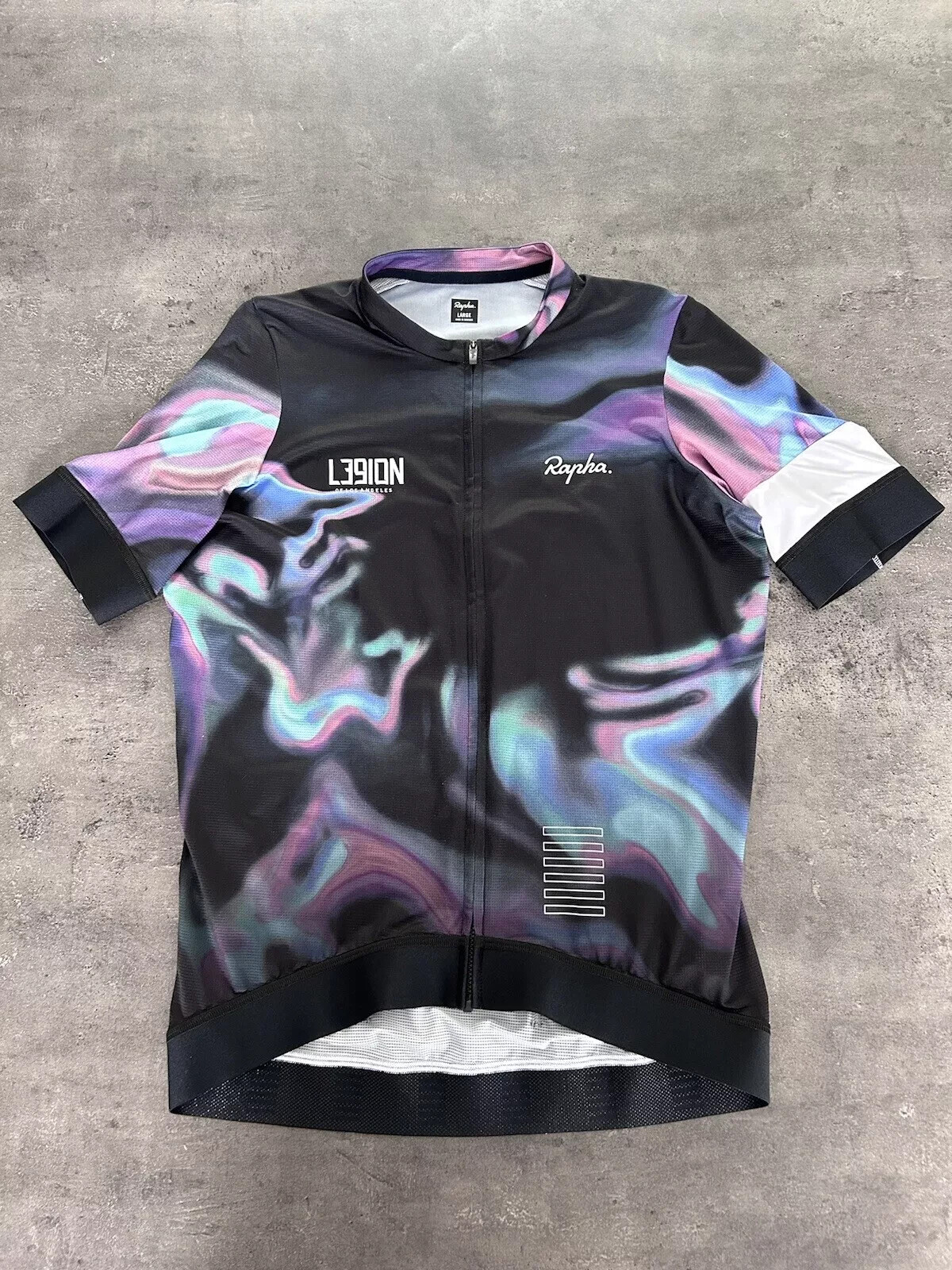 USED MUL RAPHA LEGÌON OF LA PRO TEAM TULSA TOUGH TRAINING S/S CYCLING JERSEY LRG