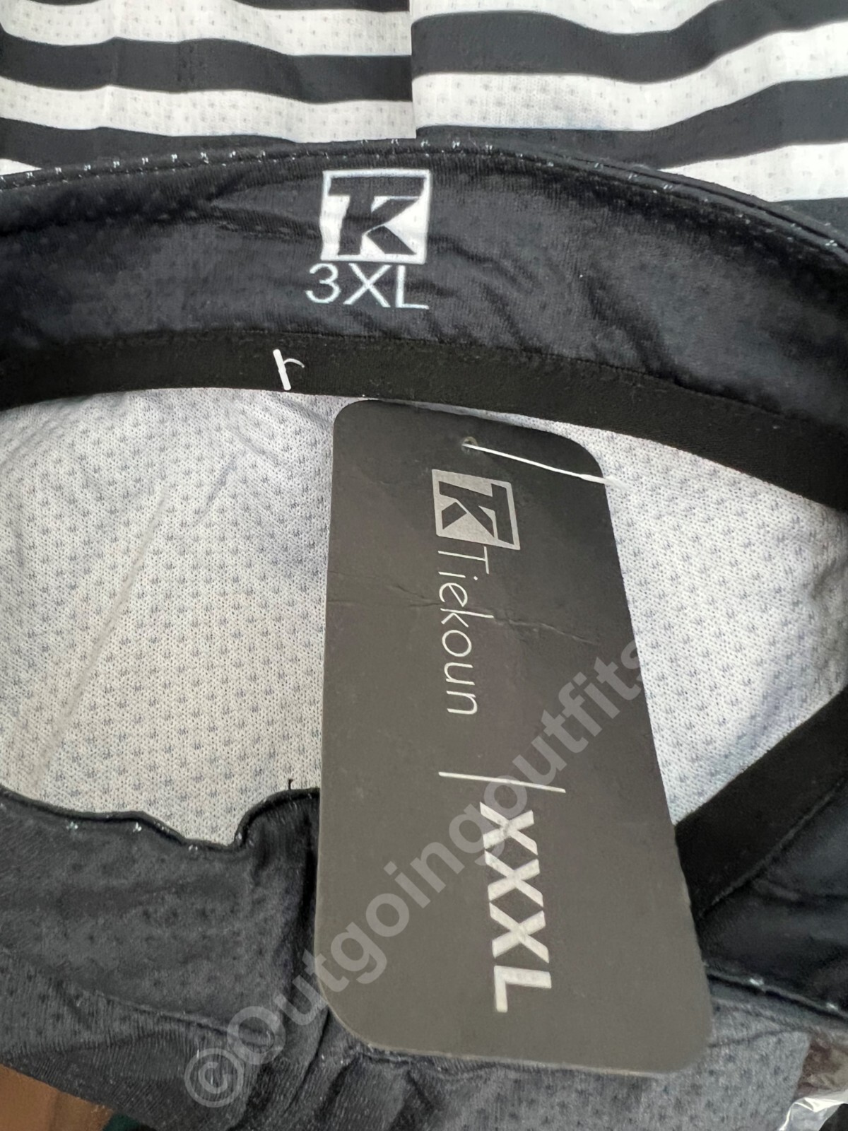 NEW Tiekoun Cycling Men’s Short Sleeve Full Zip Front Jersey Size XXXL