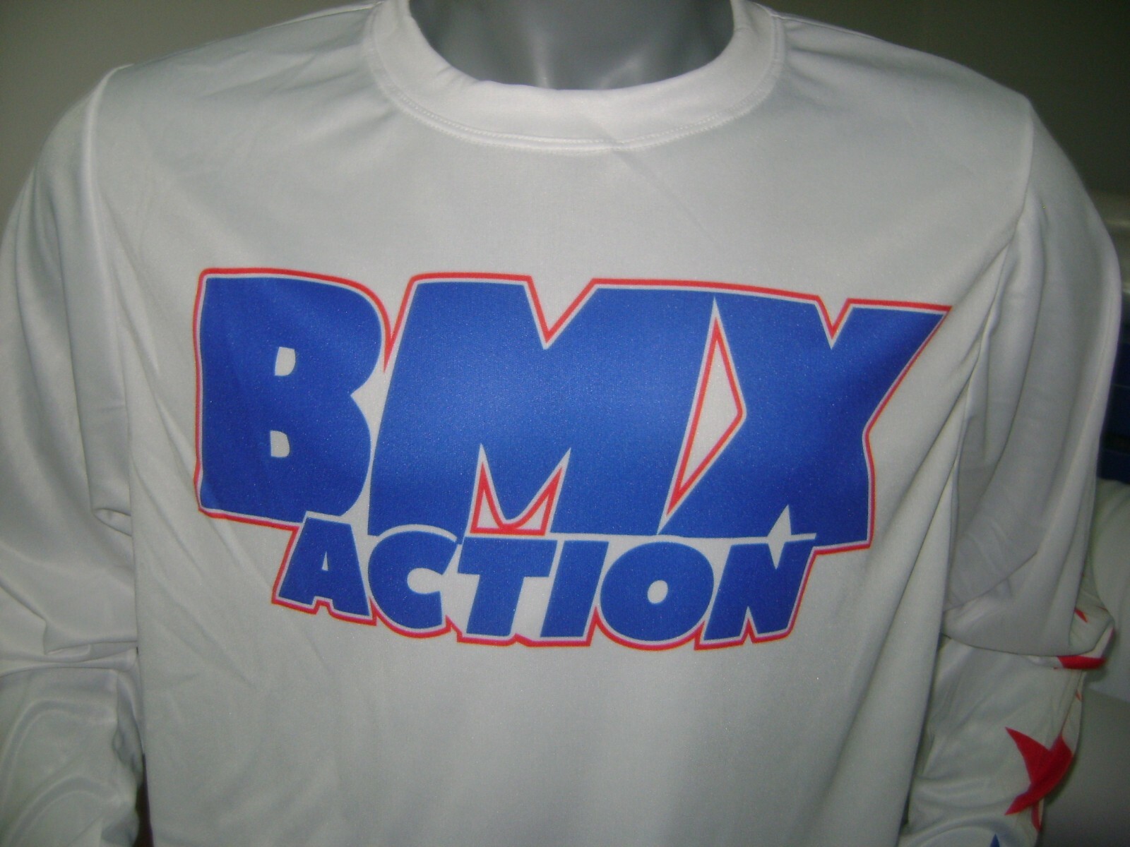 BMX BIKE JERSEY CLASSIC DESIGN BMX JERSEY OLD SCHOOL 80’S DESIGN ACTION XL