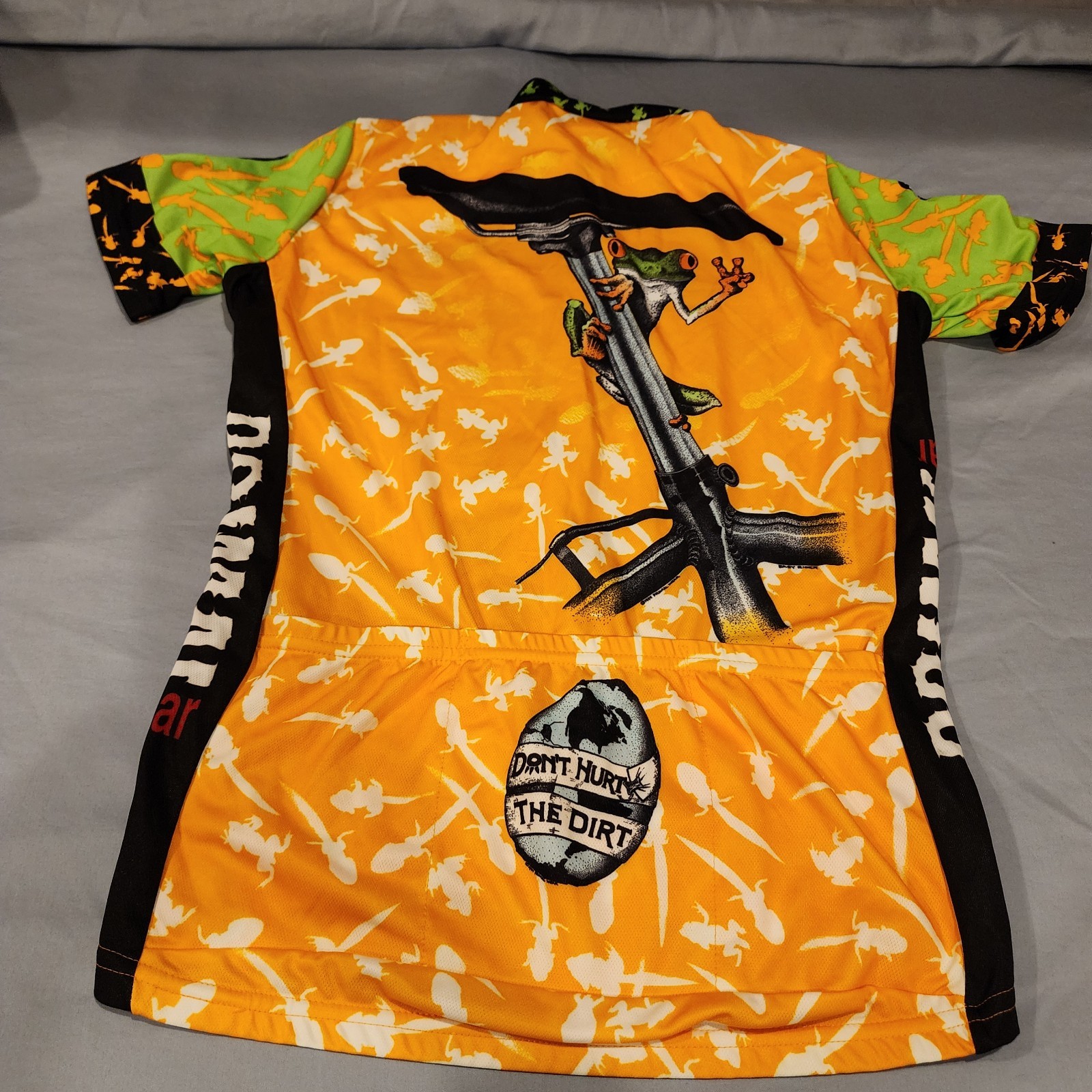 Primal Wear Frog AOP Cycling Bicycle Jersey Shirt USA Colorful Bright Colorful