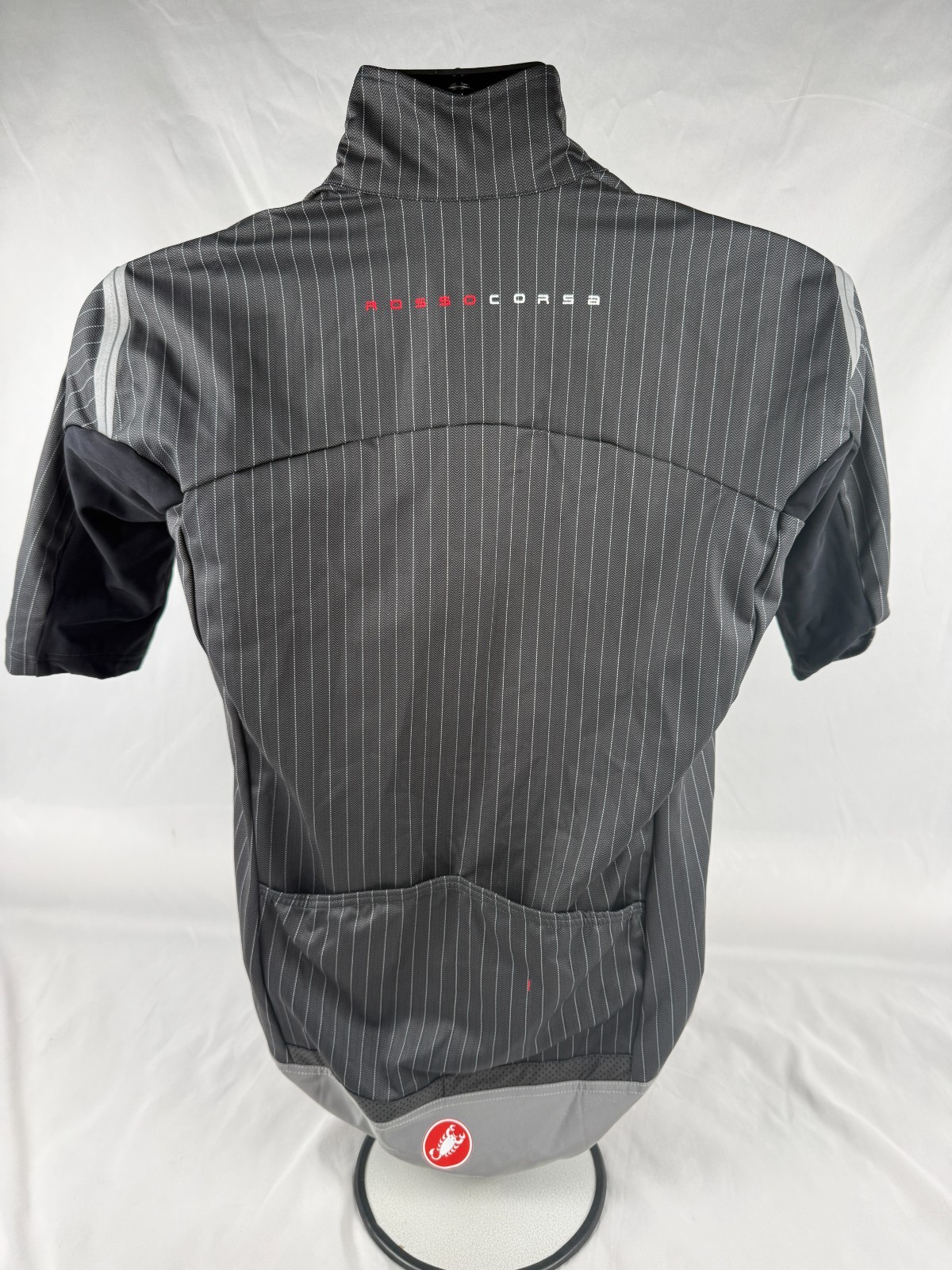 Castelli Gabba RoS Jersey SIZE Medium Black & White Stripes