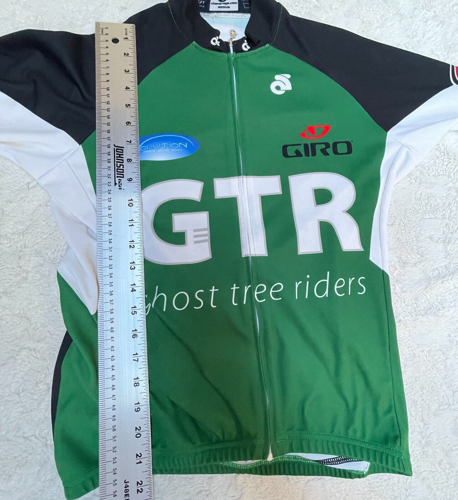 Champion Systems Race Cut GTR Giro Zip Up Short Sleeve Cycling Jersey Medium