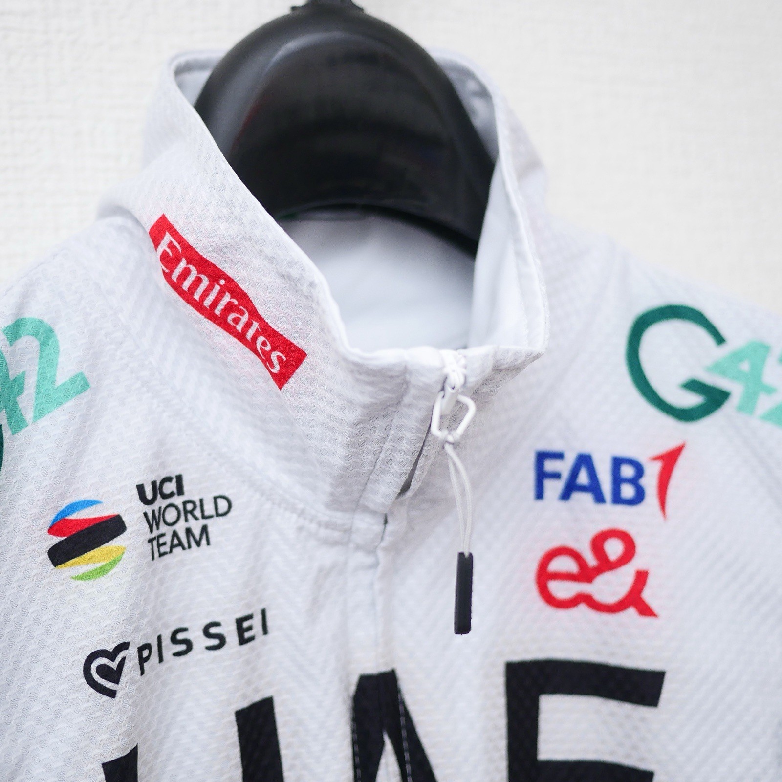 UAE Team Emirates Mid Weight Jacket Pissei NZ Champ Band Rider Issue Pro Team