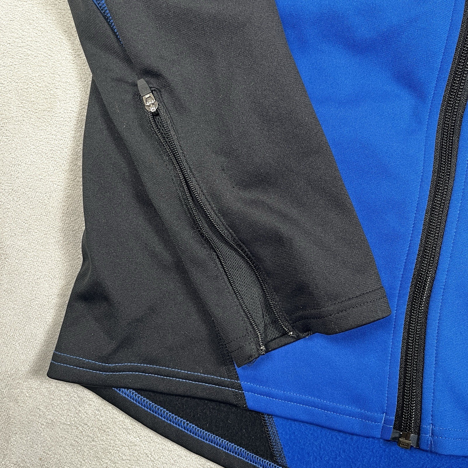 Pearl Izumi Thermal Cycling Jacket Adult M Blue Dual Zipped Pockets & Arm Cuffs