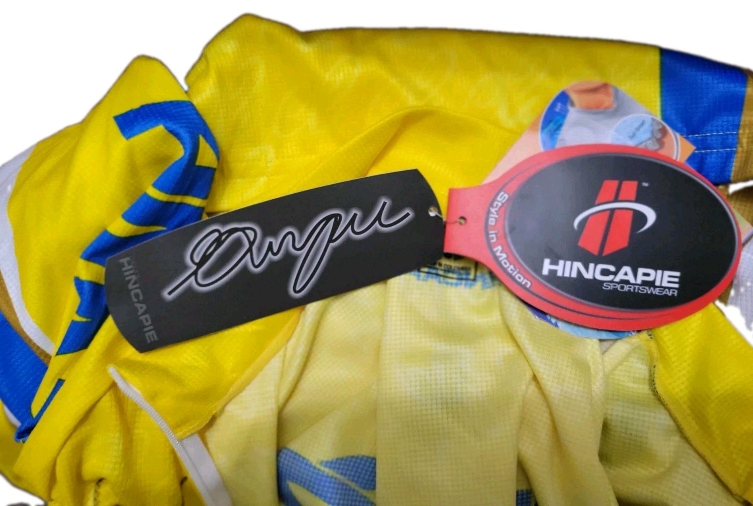 2 Tour of California Yellow Bicycle Jerseys Size S Signed NWT One Used Size M
