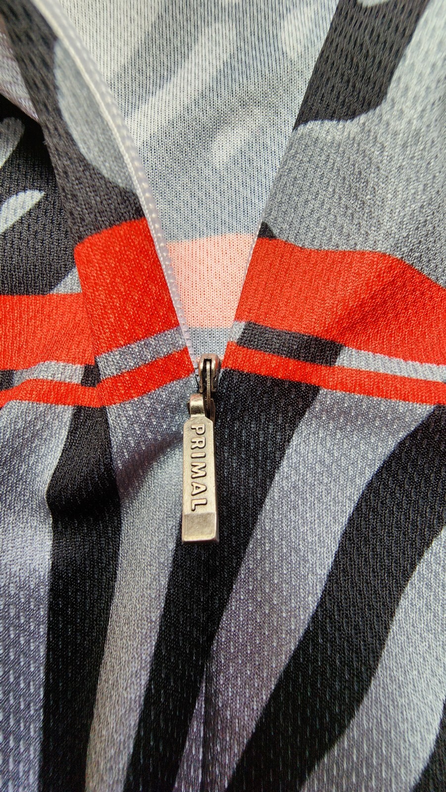 Primal Cycling Jersey Mens Small Polyester 3/4 Zip Pockets Bike