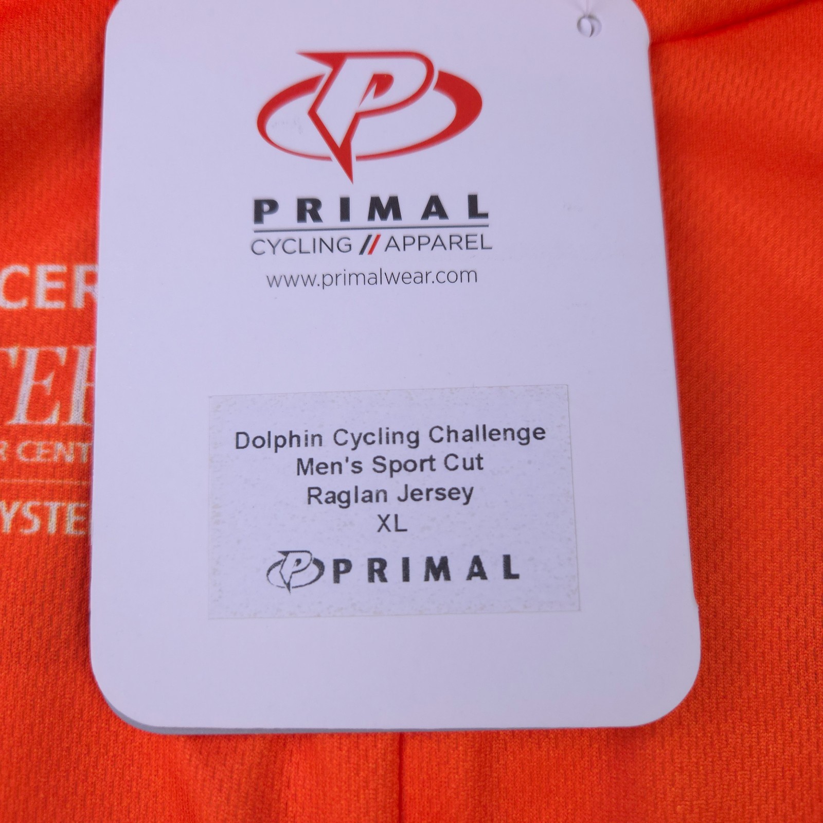 Primal Miami Dolphins Cycling Jersey Mens XL 3/4 Zip Cycling Challenge III NWT