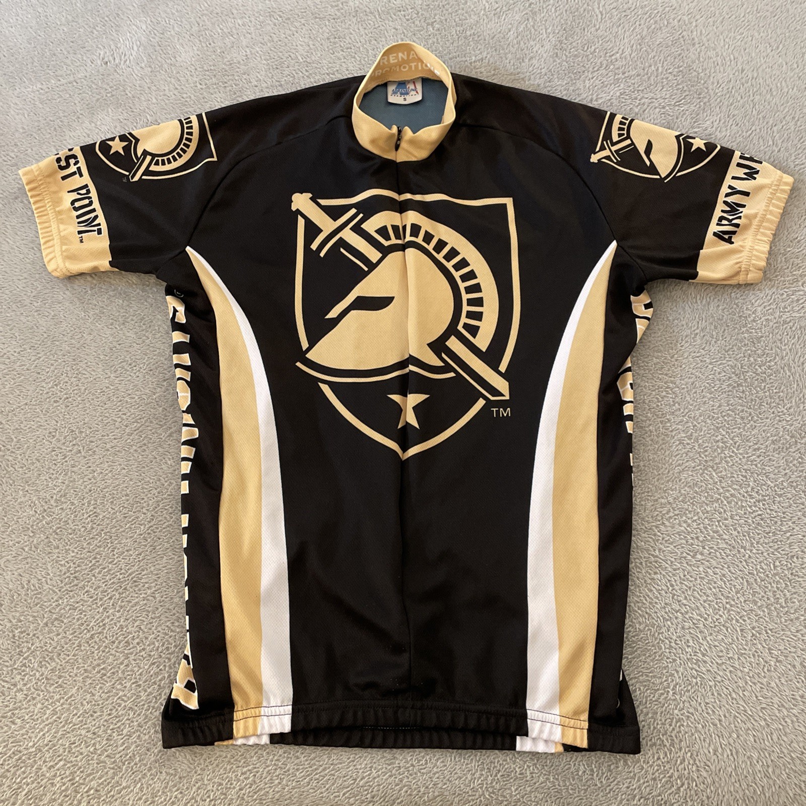 Army Golden Knights Cycling Jersey Men’s Small S Cyclist West Point Shirt Top