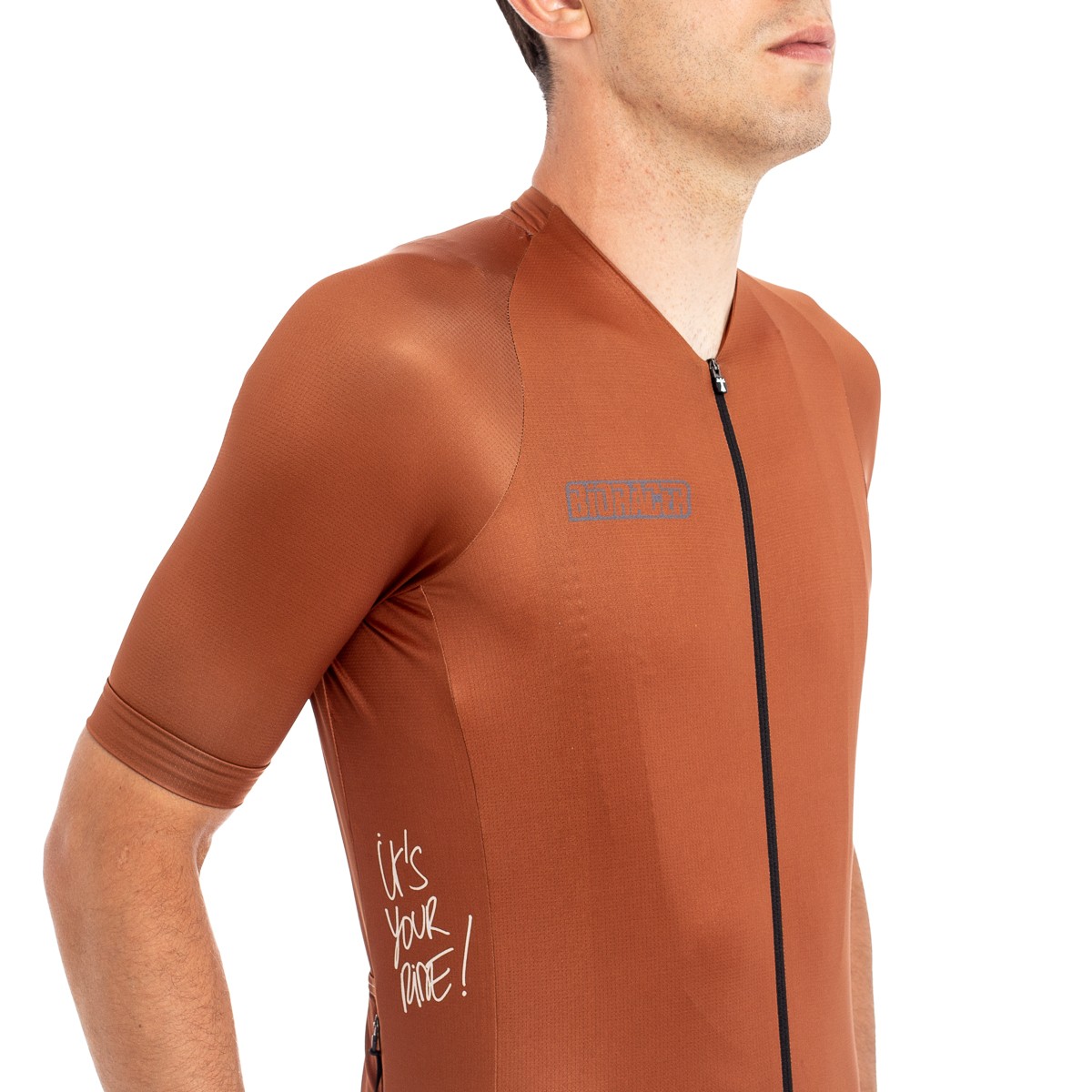 BIORACER Metalix Icon Fietshirt Front Mens Orange Mat S Single Unit