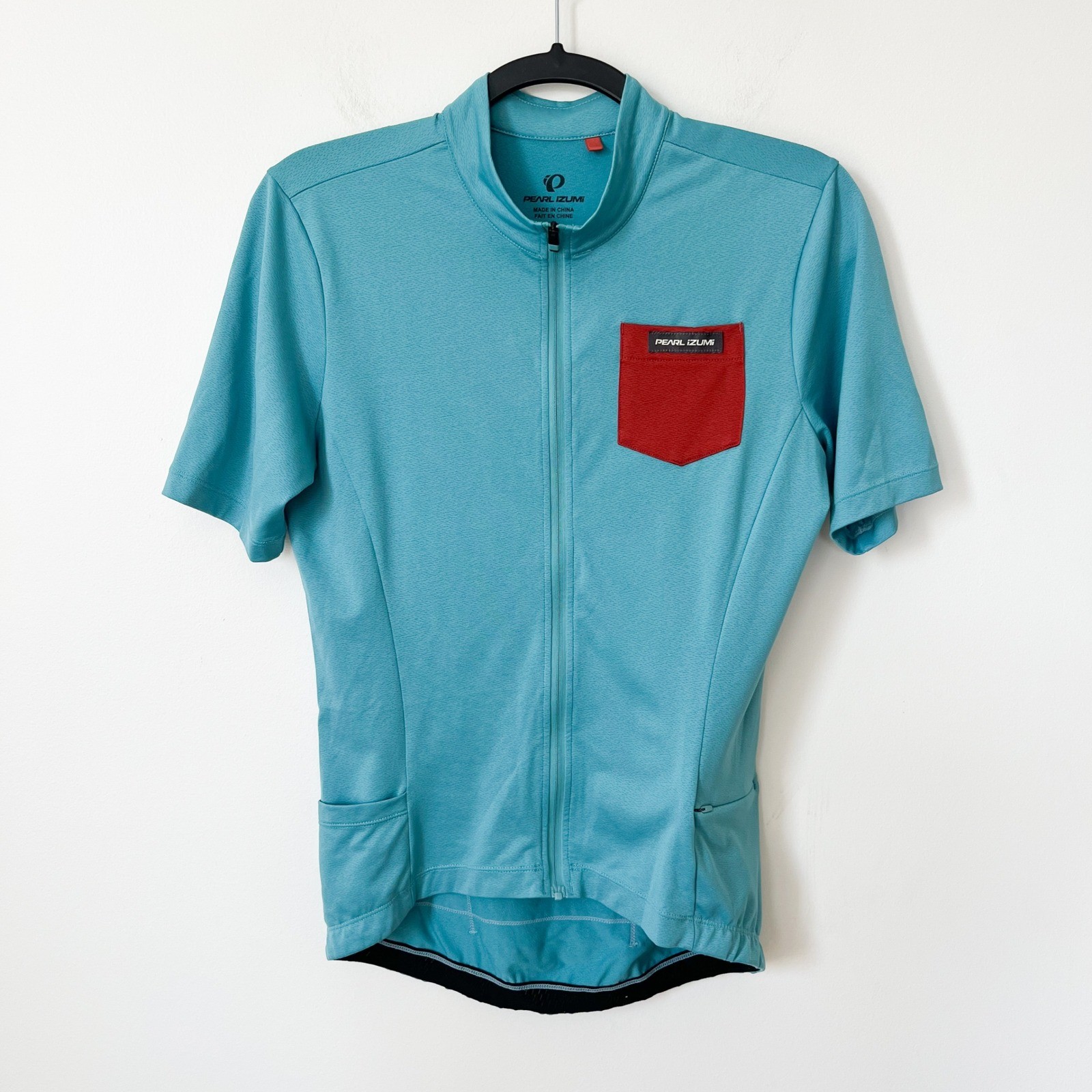 Pearl Izumi Expedition Jersey Cycling Shirt Mystic Blue Full Zip Mens Medium