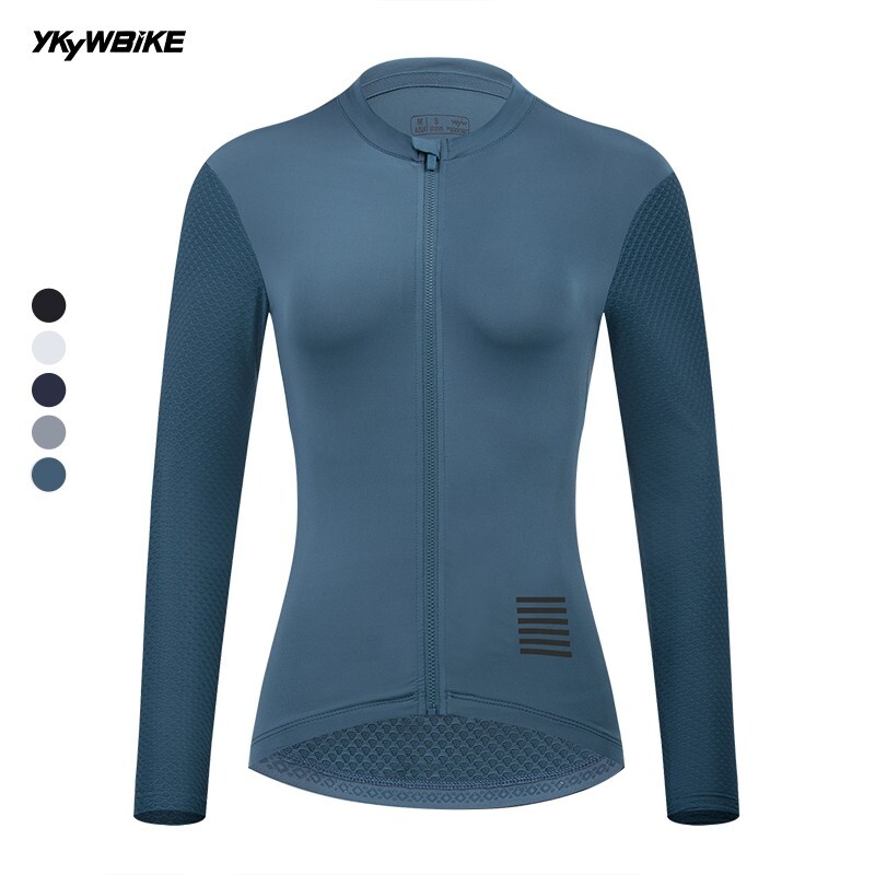 Women’s Cycling Jersey Long Sleeve Breathable Road Bike Shirt Female Bicycle MTB