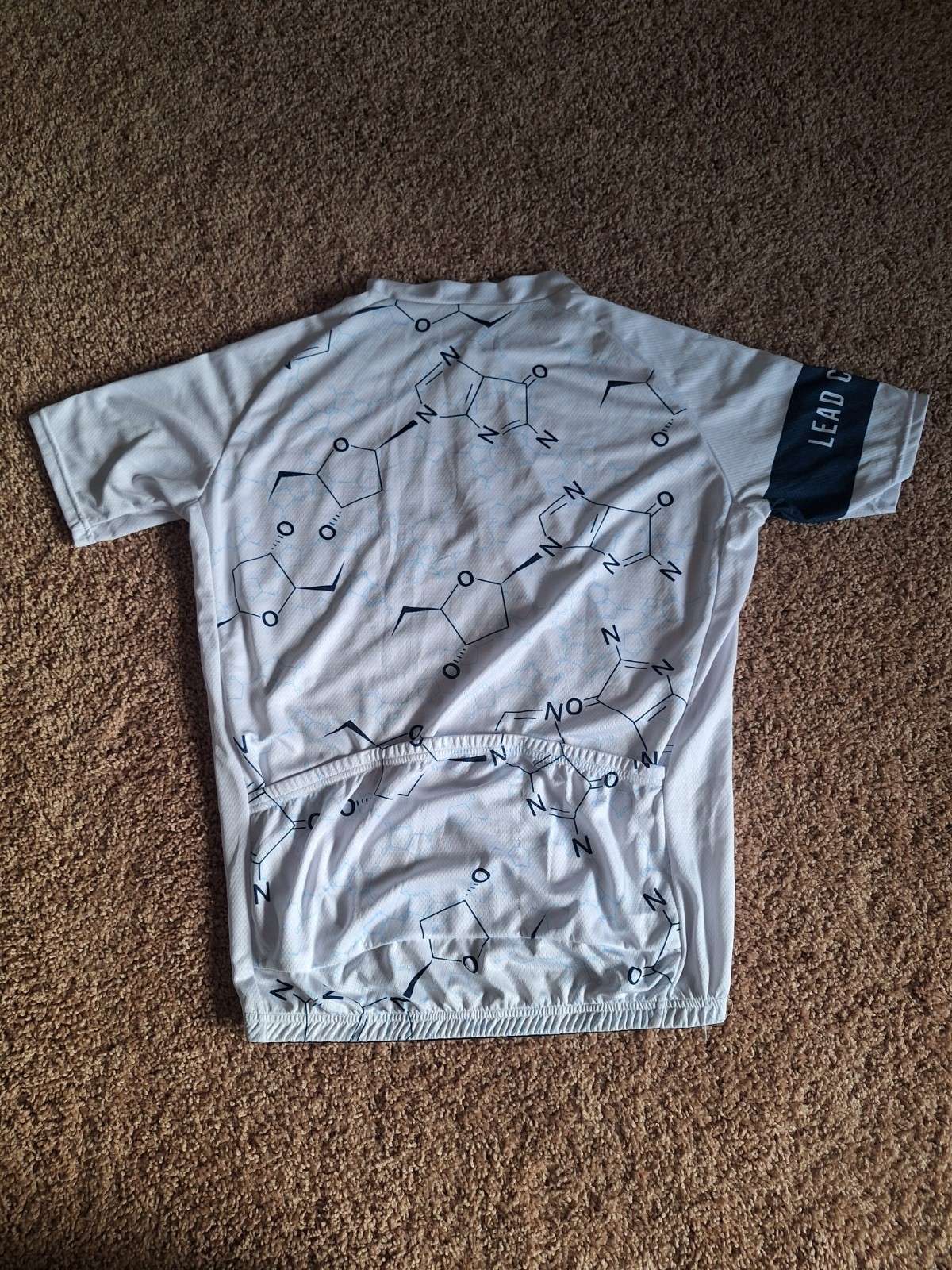 Chemistry Molecules Retro Cycling Jersey XL Men’s Unbranded 100% Polyester