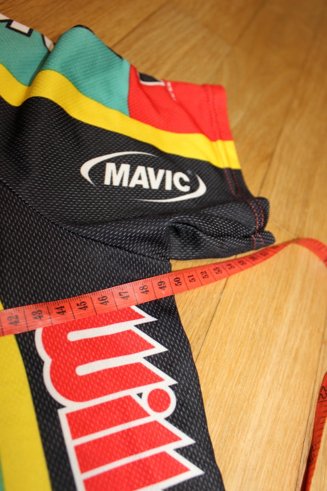 Vintage Mavic Helly Hansen Michelin Motorex Bianchi Team cycling jersey shirt
