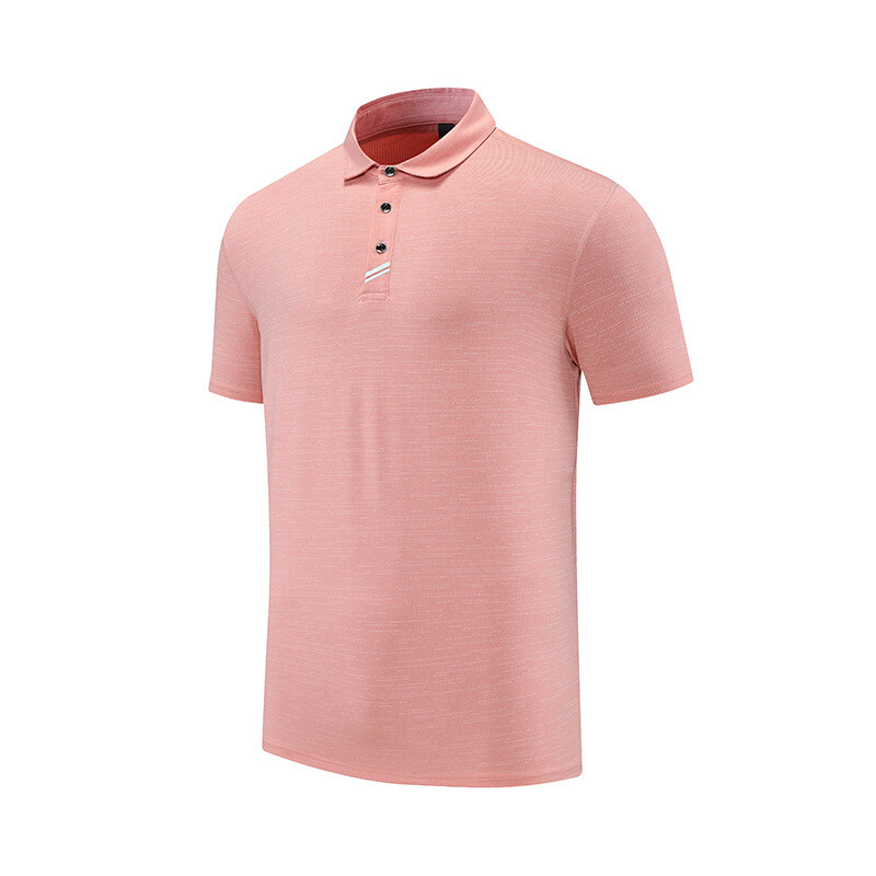Men’s Sports Shirt Reflective Stripes Quick Dry Collar Various Colors Clothes