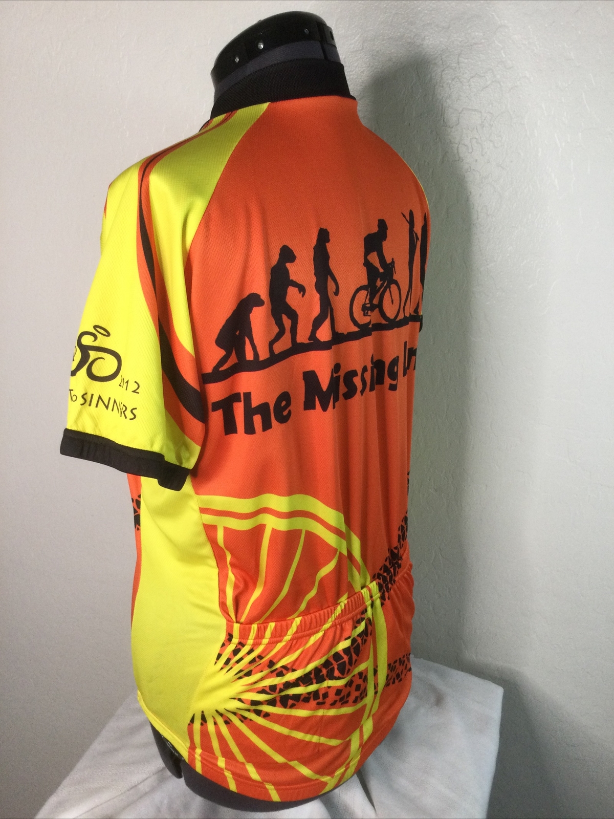 Peak 1 Sports Cycling Jersey Bike Short Sleeve Bicycle (M) The Missing Link