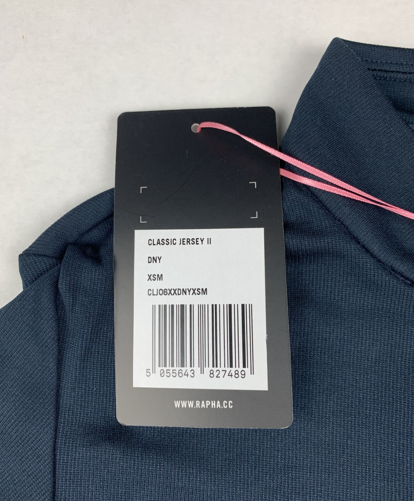 New RAPHA Classic Jersey II Dark Navy Size XS