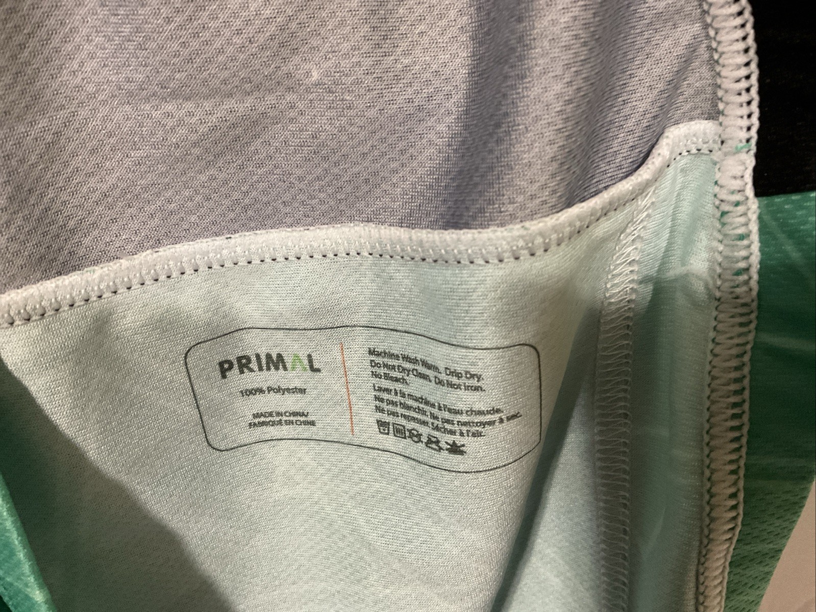 Primal Mens XL 3/4 Zip Pockets Short Sleeve Sports Cut Cycling Jersey Shirt NWT
