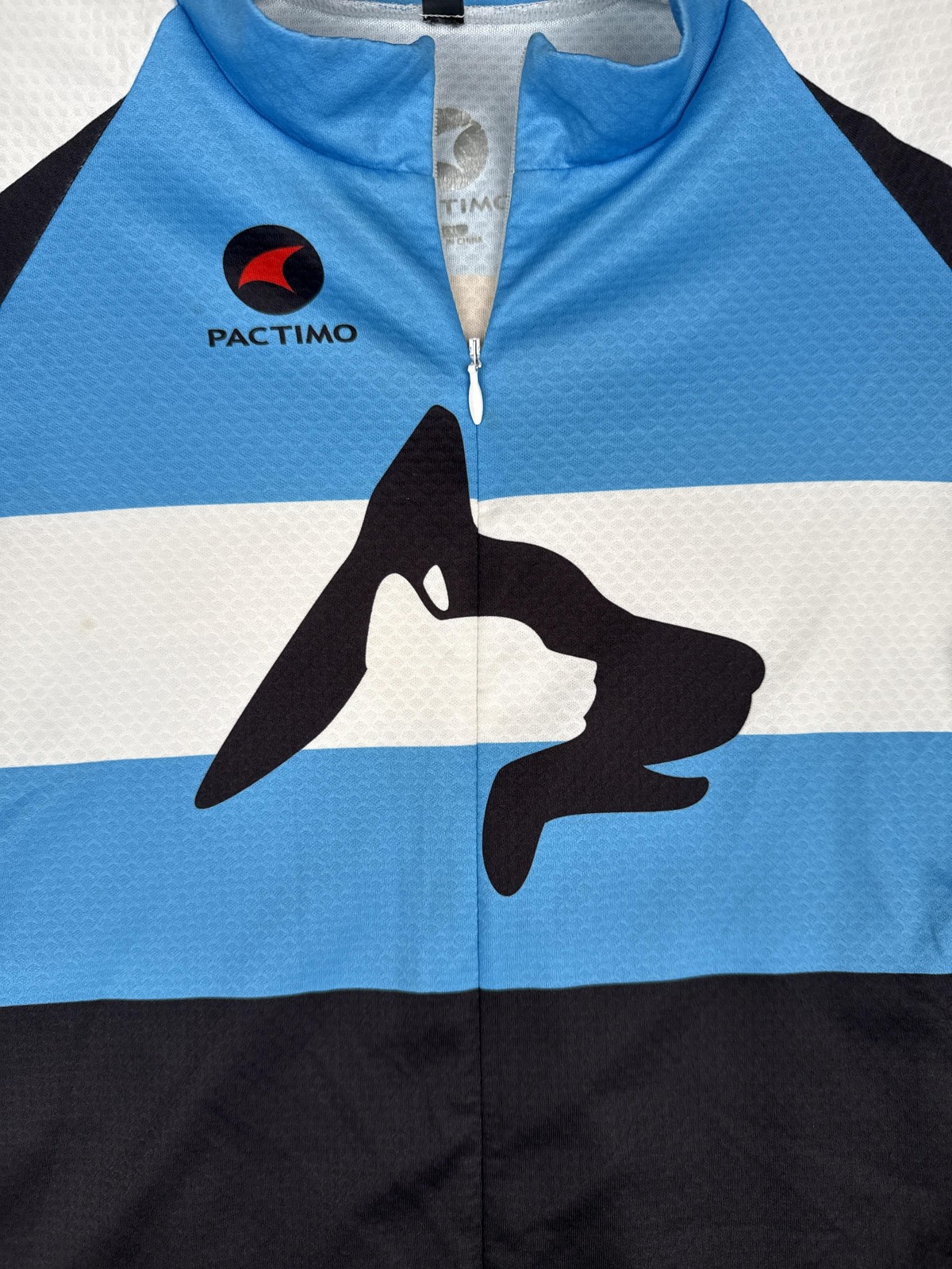 Pactimo Cycling Jersey Mens 2XL XXL Colorado Humane Dog Rescue Full Zip Pockets