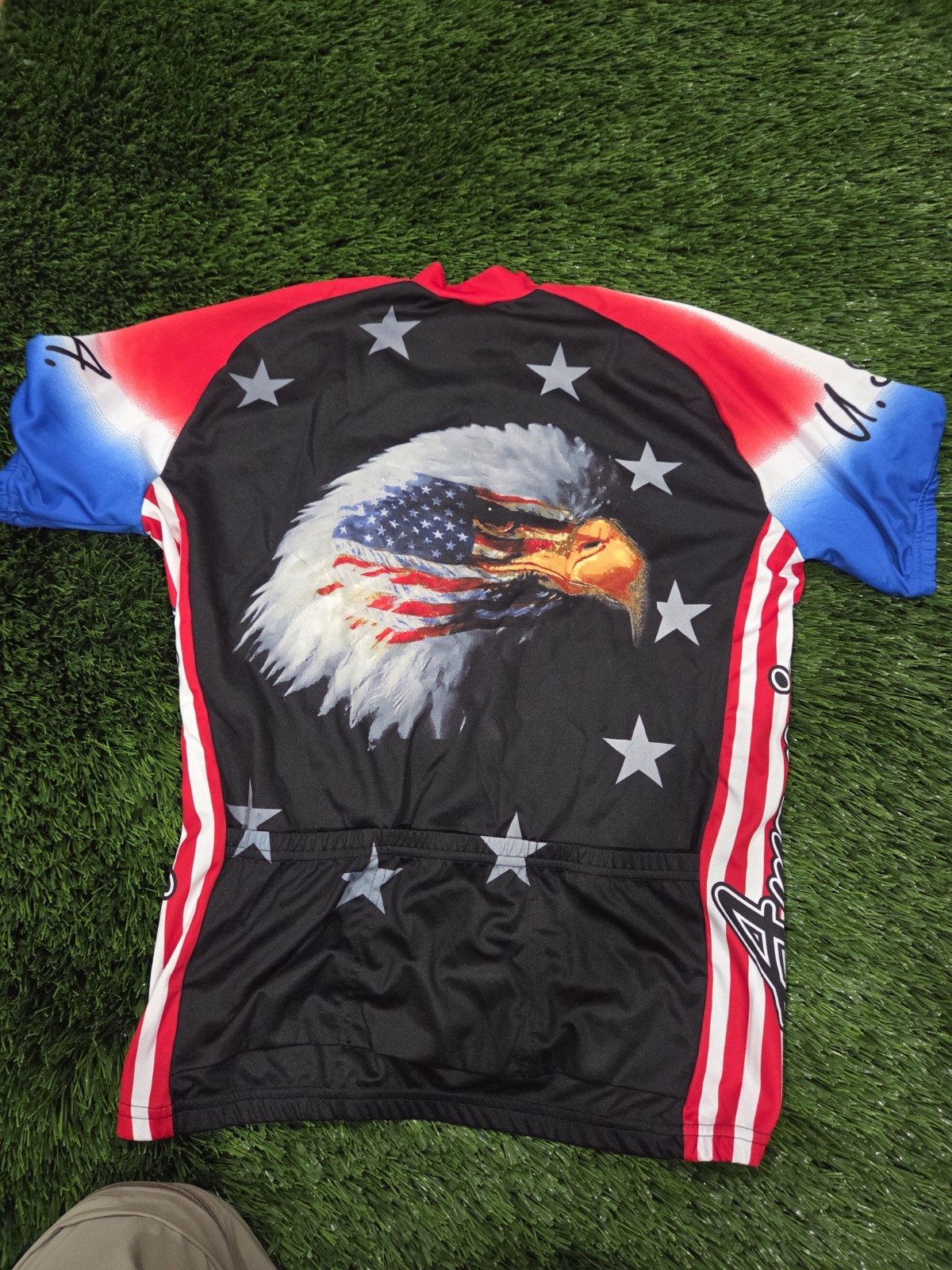 World Jerseys Men’s American Eagle Cycling Jersey Size Xl