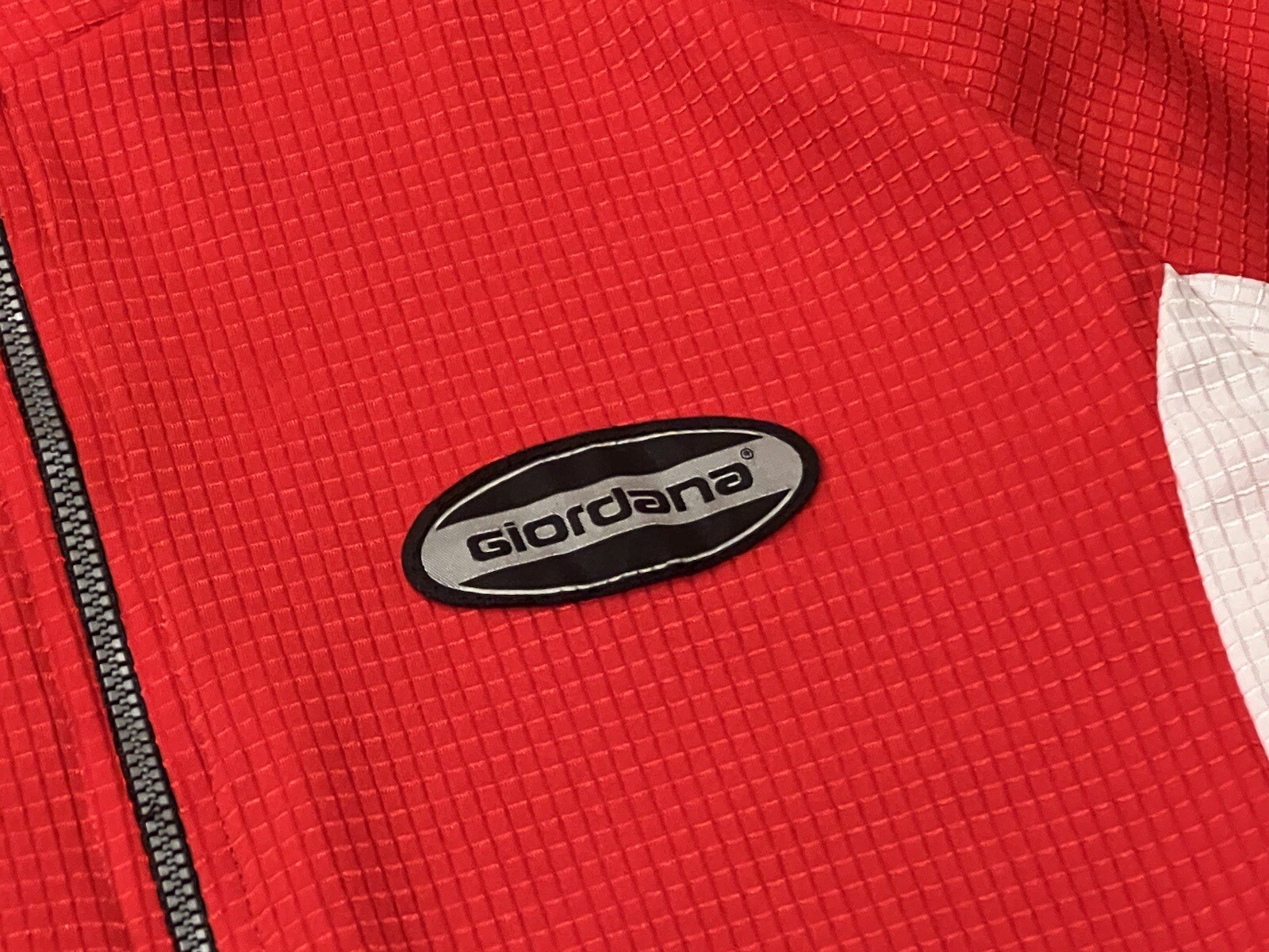 Giordana Red Mens Medium 1/4 Zip American Diabetes Association Cycling Jersey
