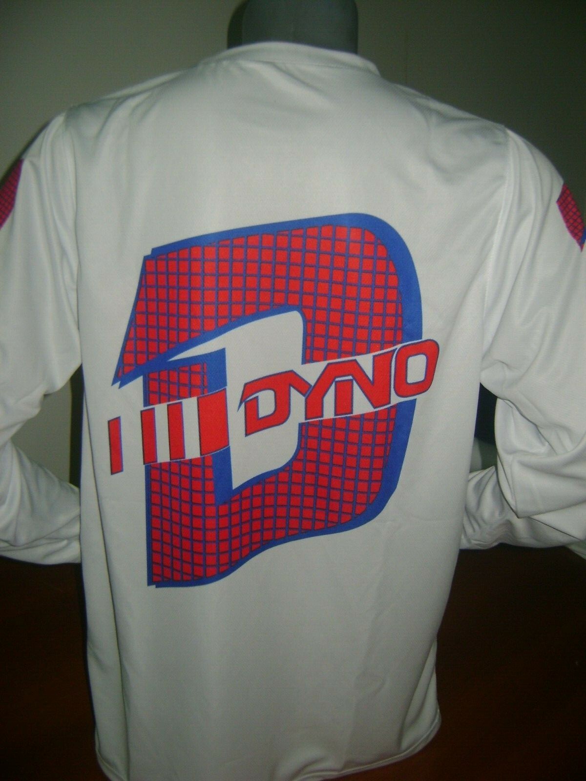 OLD SCHOOL BIKE JERSEY CLASSIC BMX JERSEY BIKE SHIRT DYNO VINTAGE L RACE WAFFLE