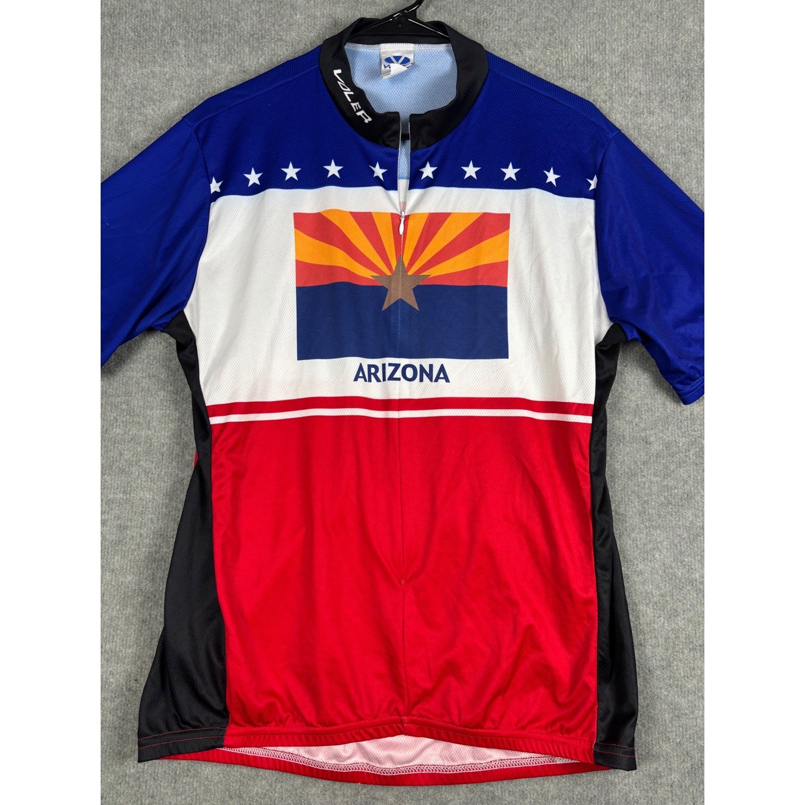 Voler Club Set-In Cycling Jersey Arizona State Flag XL Red White Blue