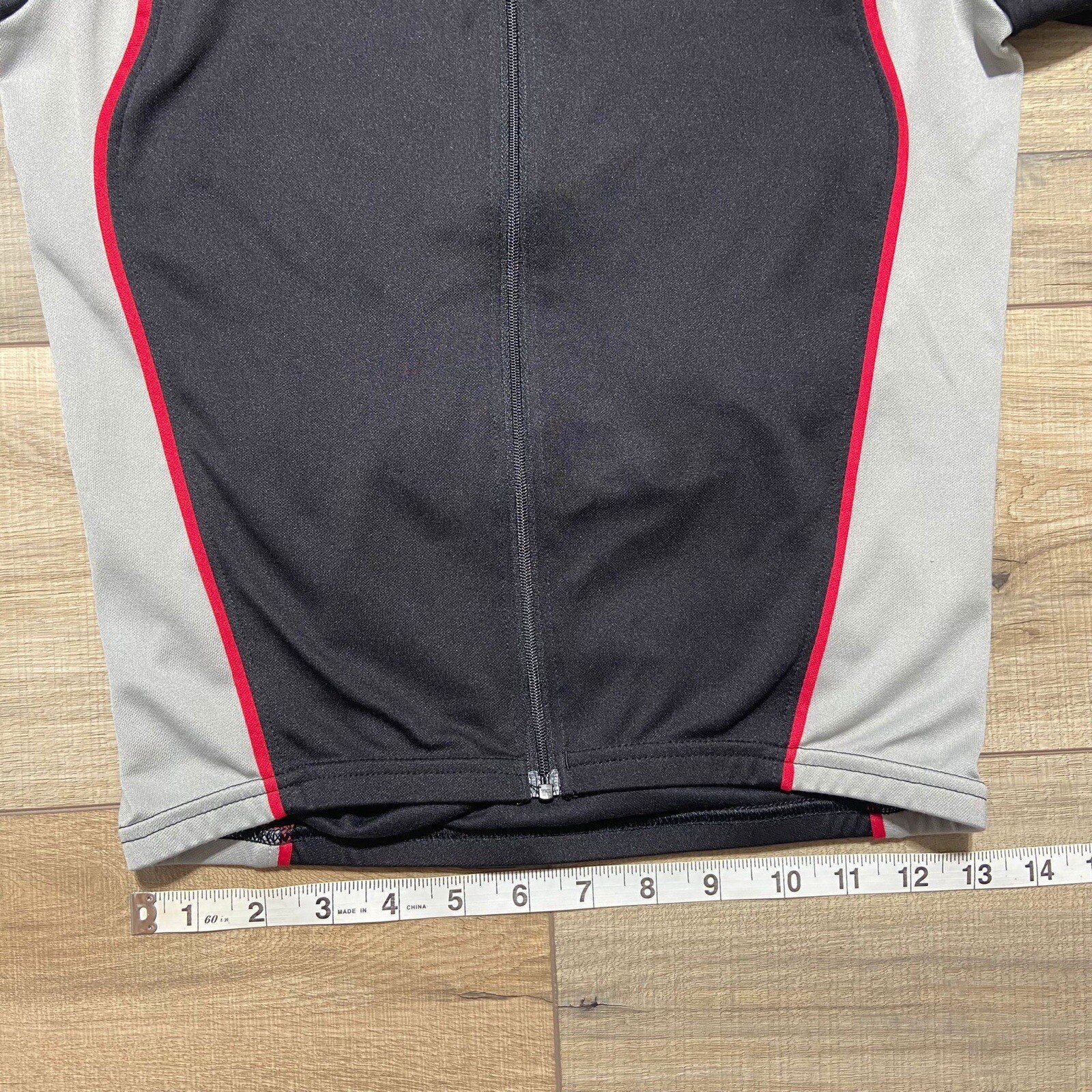 Pearl Izumi Mens Slice Cycling Jersey Size Small Black Gray Red Style 0504