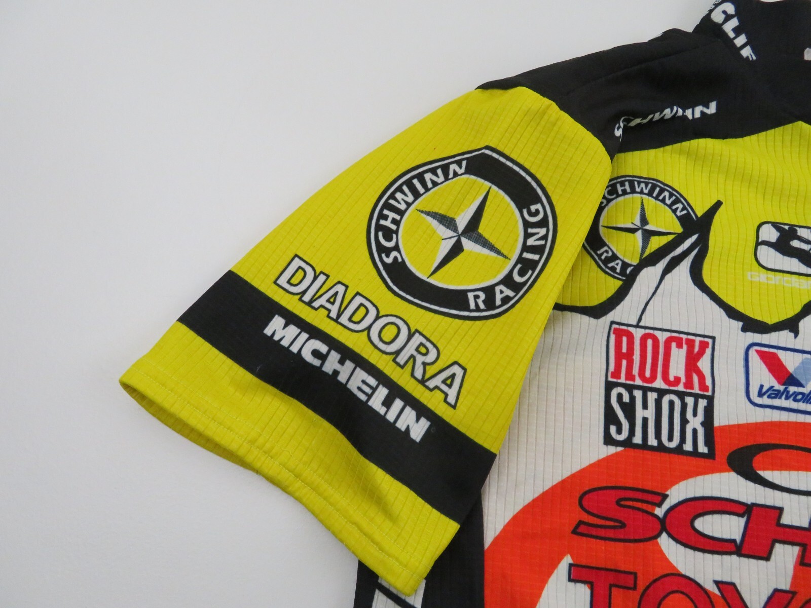 Vintage 90s Schwinn Toyota Giordana Diadora Pro Cycling Bike Jersey Mens XL 44