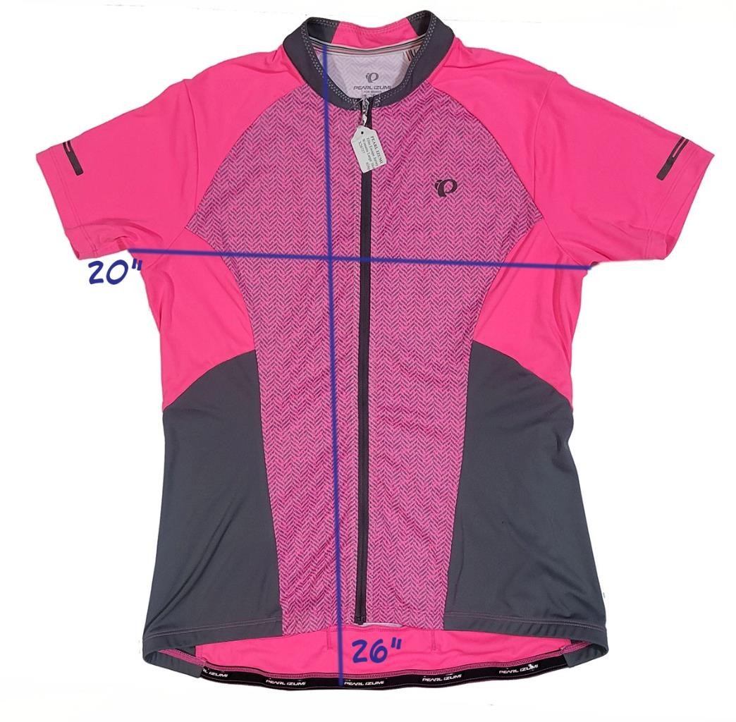 PEARL IZUMI Wmns Large ELITE ESCAPE JERSEY Hot Pink Pockets Full Zip