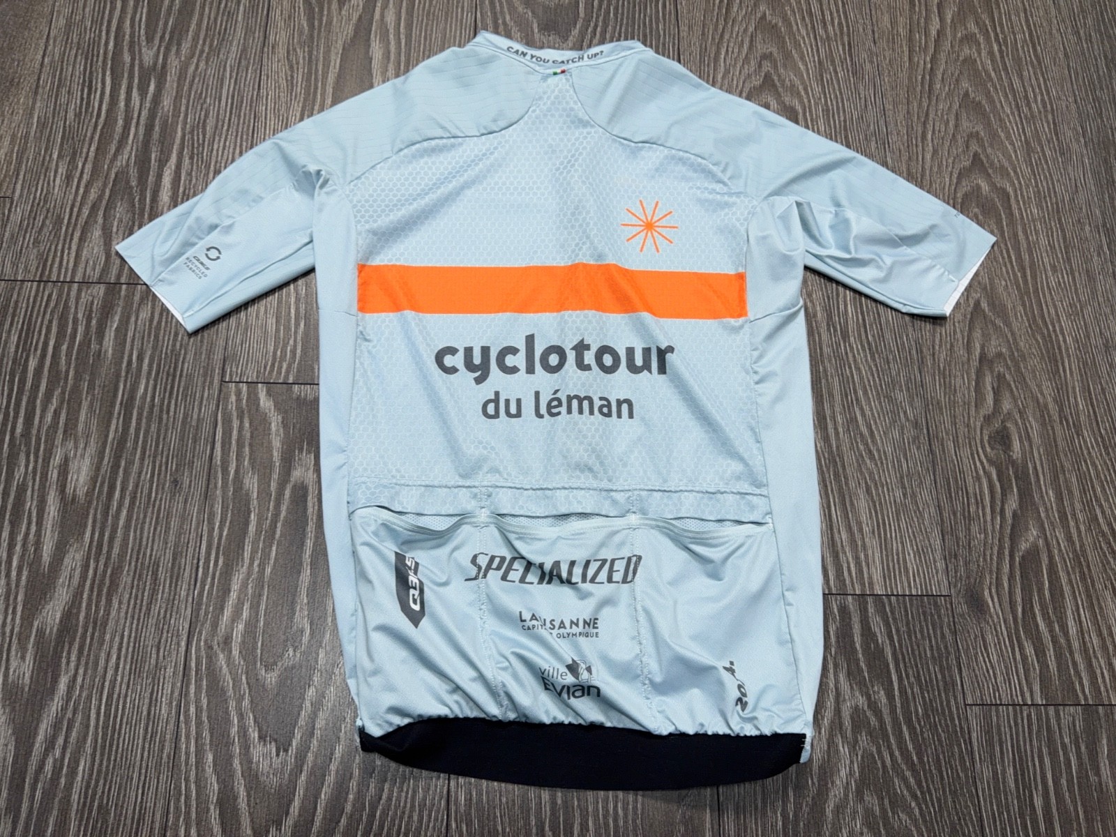 Mens Q36.5 Italy Cyclotour du Leman Specialized Short Sleeve Jersey Cycling L