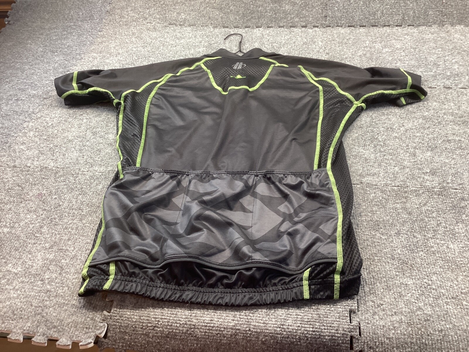 Pelotonia Cycling Jersey Mens Medium Black Hincapie Full Zip Pockets Breathable