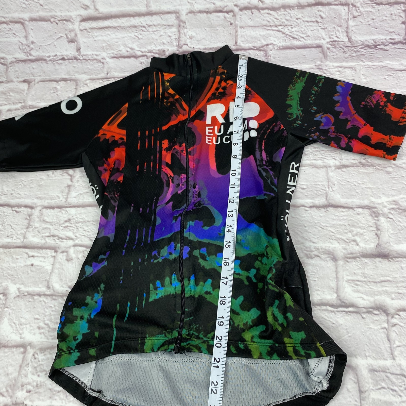 Wöllner Cycling Jersey Women XS Rio Eu Amo Eu Cuido Respect Cyclists Multicolor