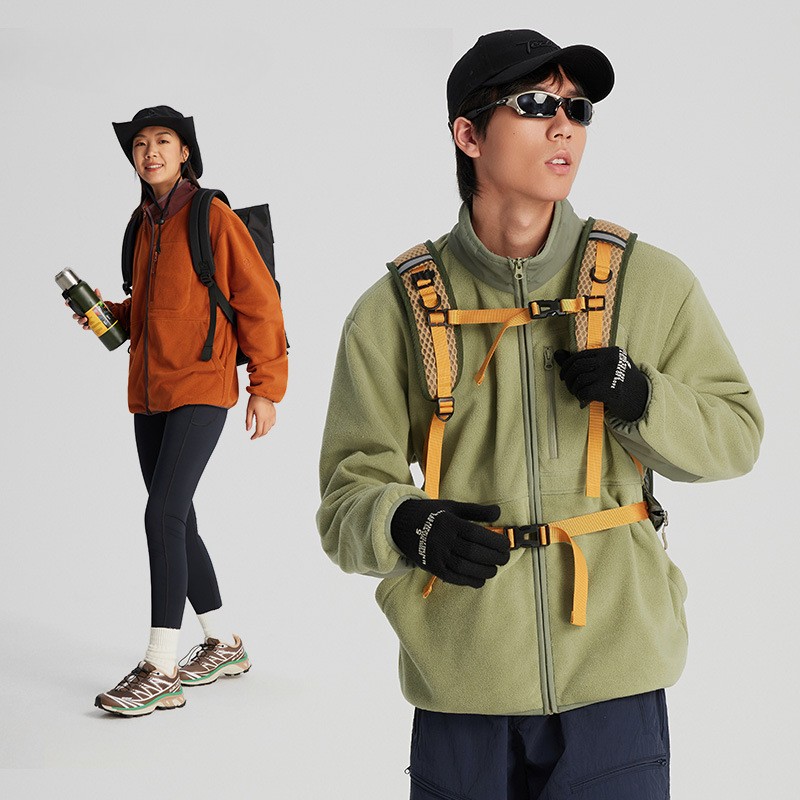 2025 Autumn Winter Men’s Outdoor Couples’ Stand Up Collar Warm Thickened Coat