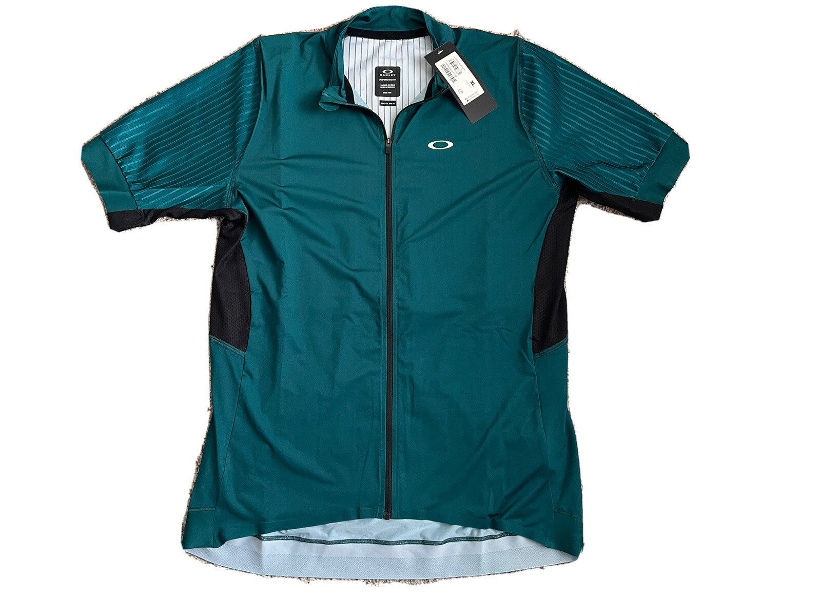 OAKLEY Mens Race Fit Cycling Apex Pro Jersey Size Extra Large Bayberry Green New