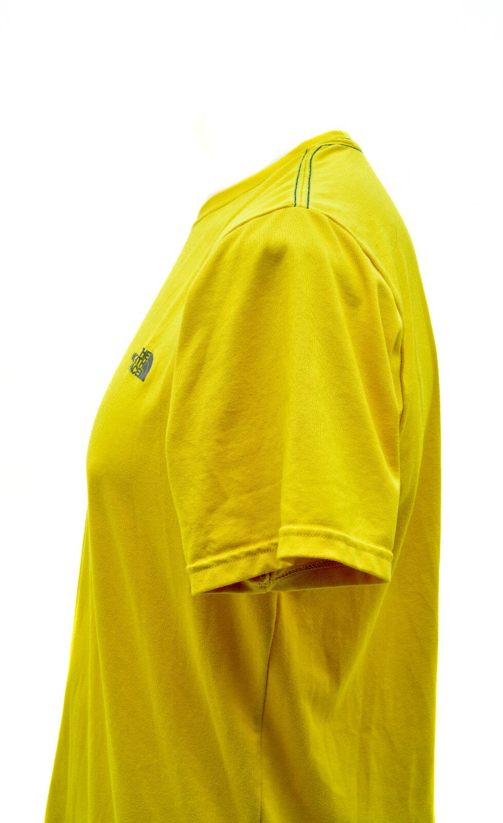 The North Face Short Sleeve Logo T-Shirt Men MEDIUM Yellow Casual Tee Lifestyle