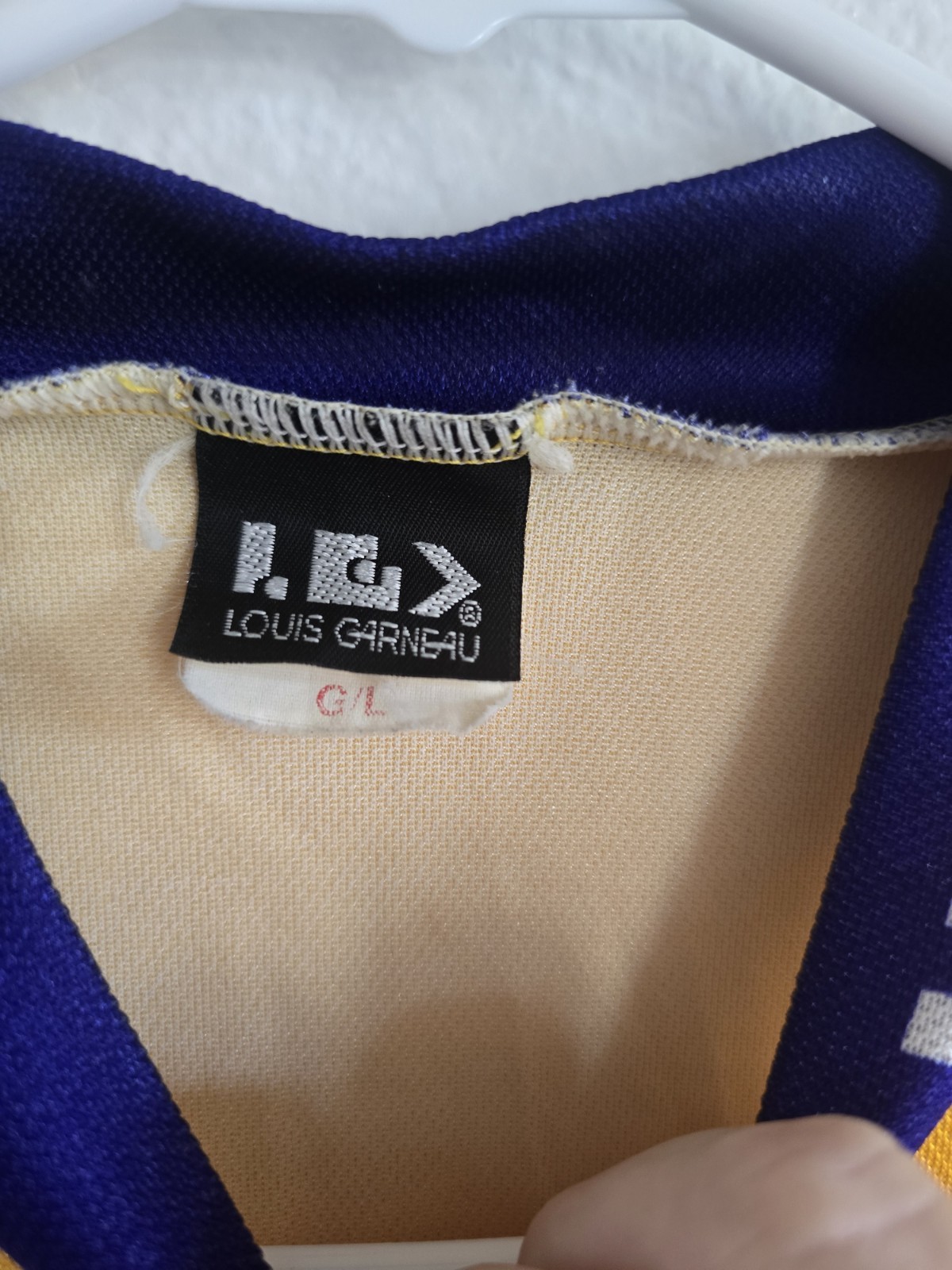 Vintage Louis Garneau cyclist shirt jacket Colorful 90s Size Large EUC